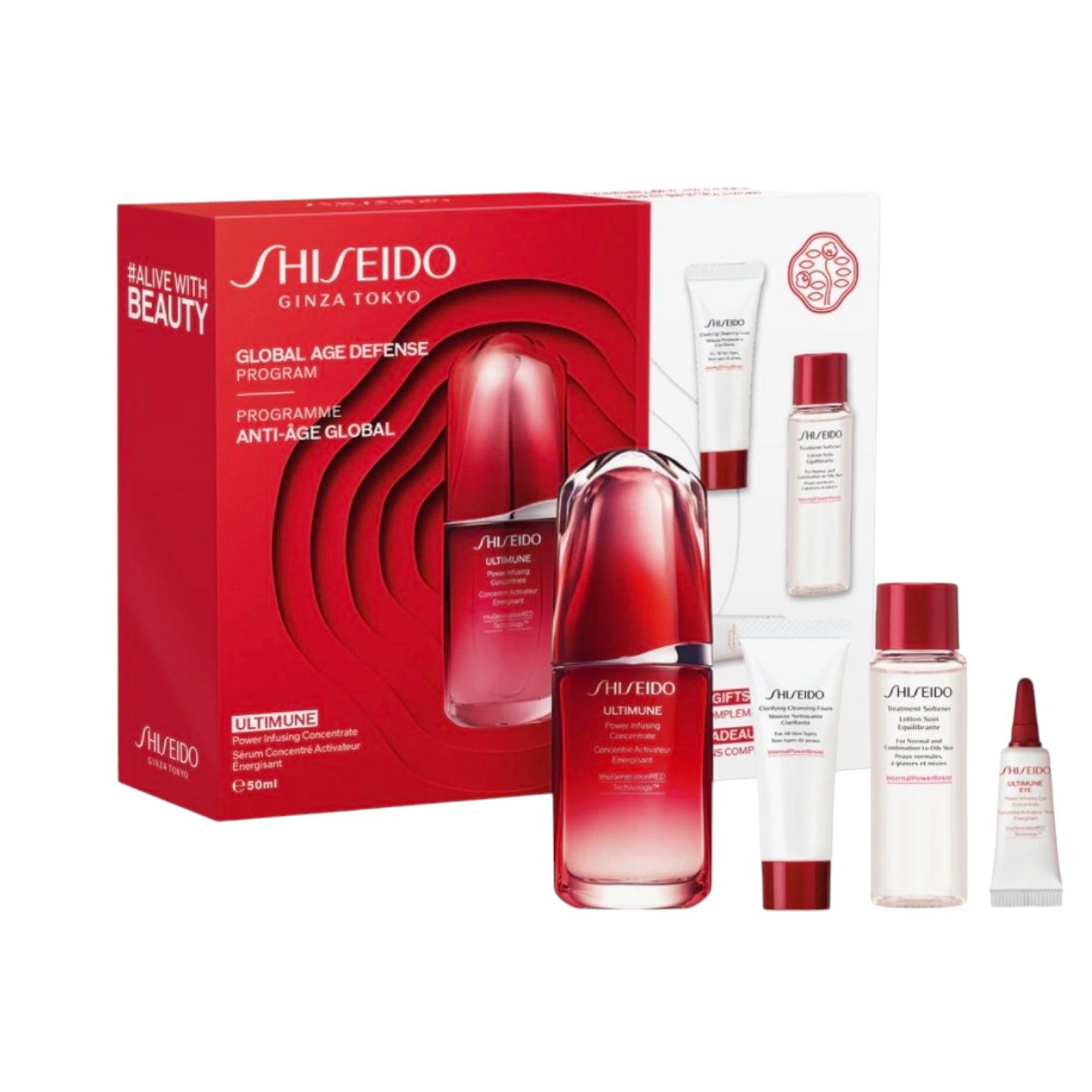 Gesichtspflege-Set Shiseido Ultimune Set (4-tlg)