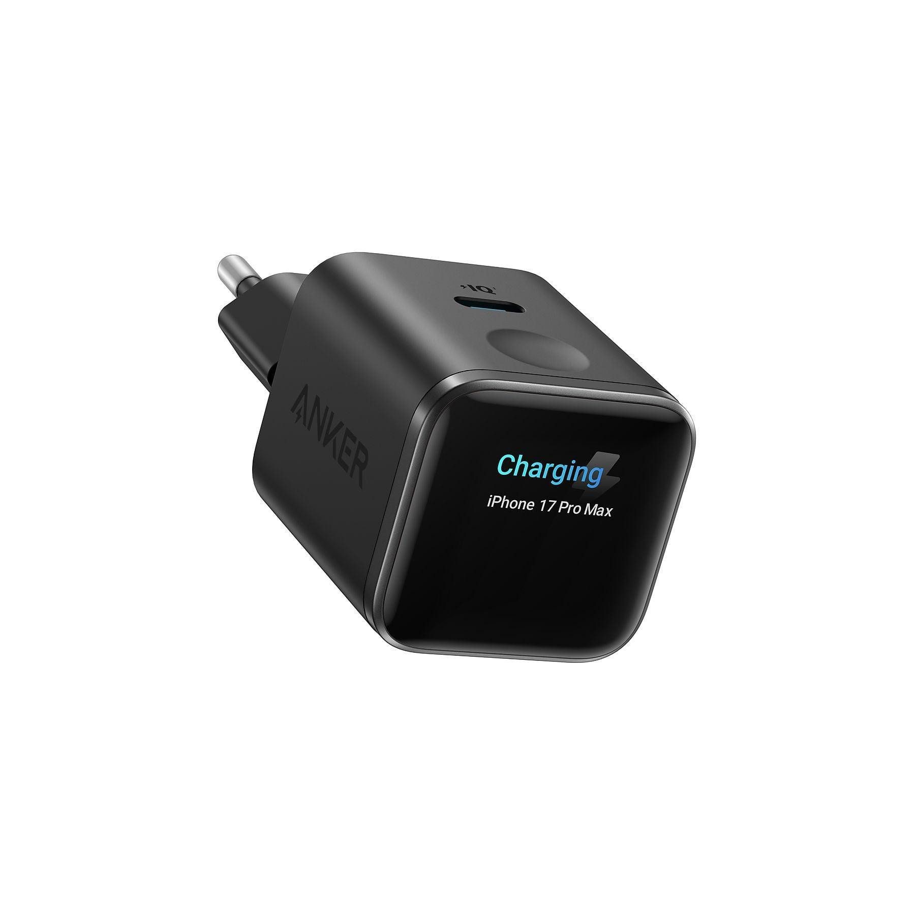Anker Anker Nano Ladegerät 45W Ladestation (Kompakter 45W Akku mit Nano-Charcoal-Technologie)