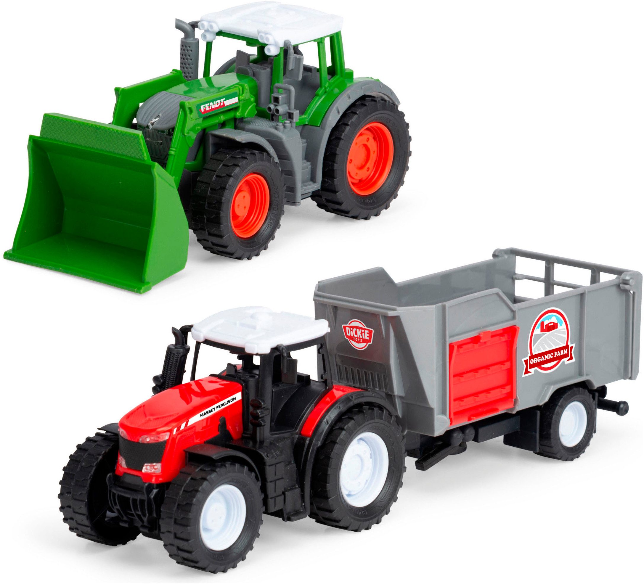 Dickie Toys Spielzeug-Traktor Farm Set, (Set, 3-tlg) günstig online kaufen