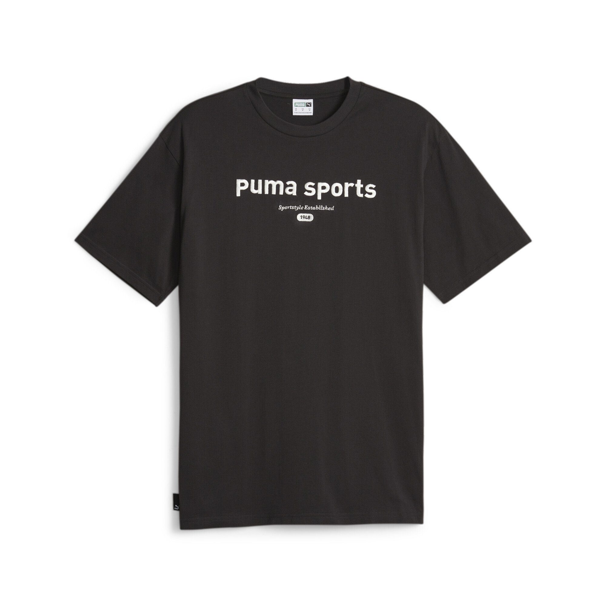 PUMA T-Shirt PUMA TEAM T-Shirt Herren Black