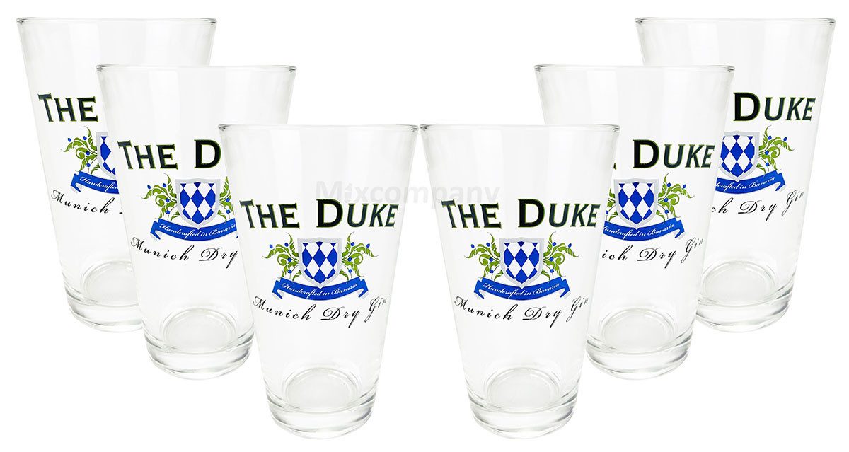 DR Longdrinkglas Das The Duke Munich Dry Gin Glas Gläser Ginglas Longdrinkglas - 6er