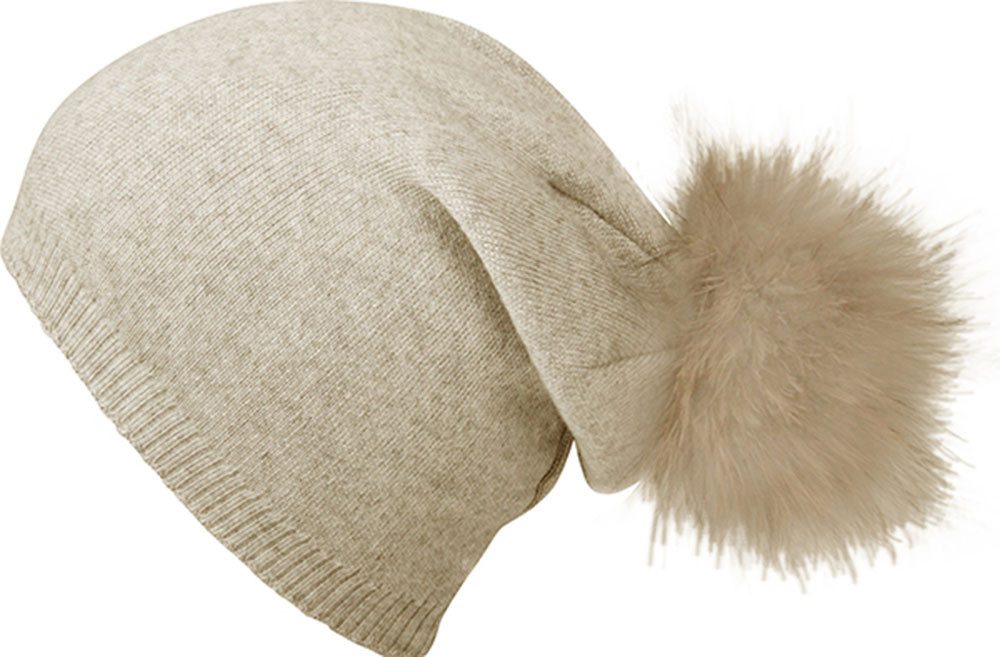 Capelli New York Beanie mit Metall-Logo an der Krempe günstig online kaufen