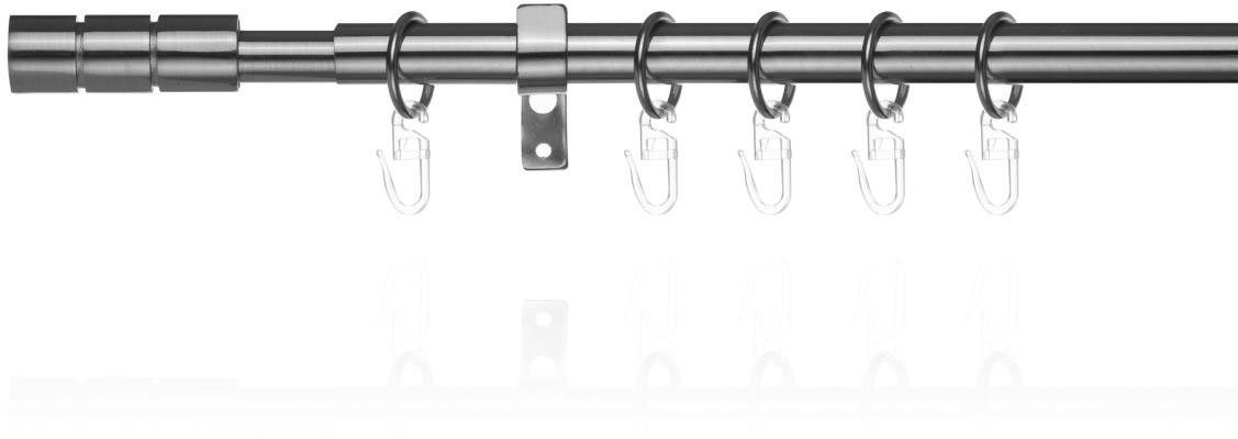 Gardinenstange Gardinenstange Zylinder, 20 mm, ausziehbar, 1 läufig 130 - 240 cm