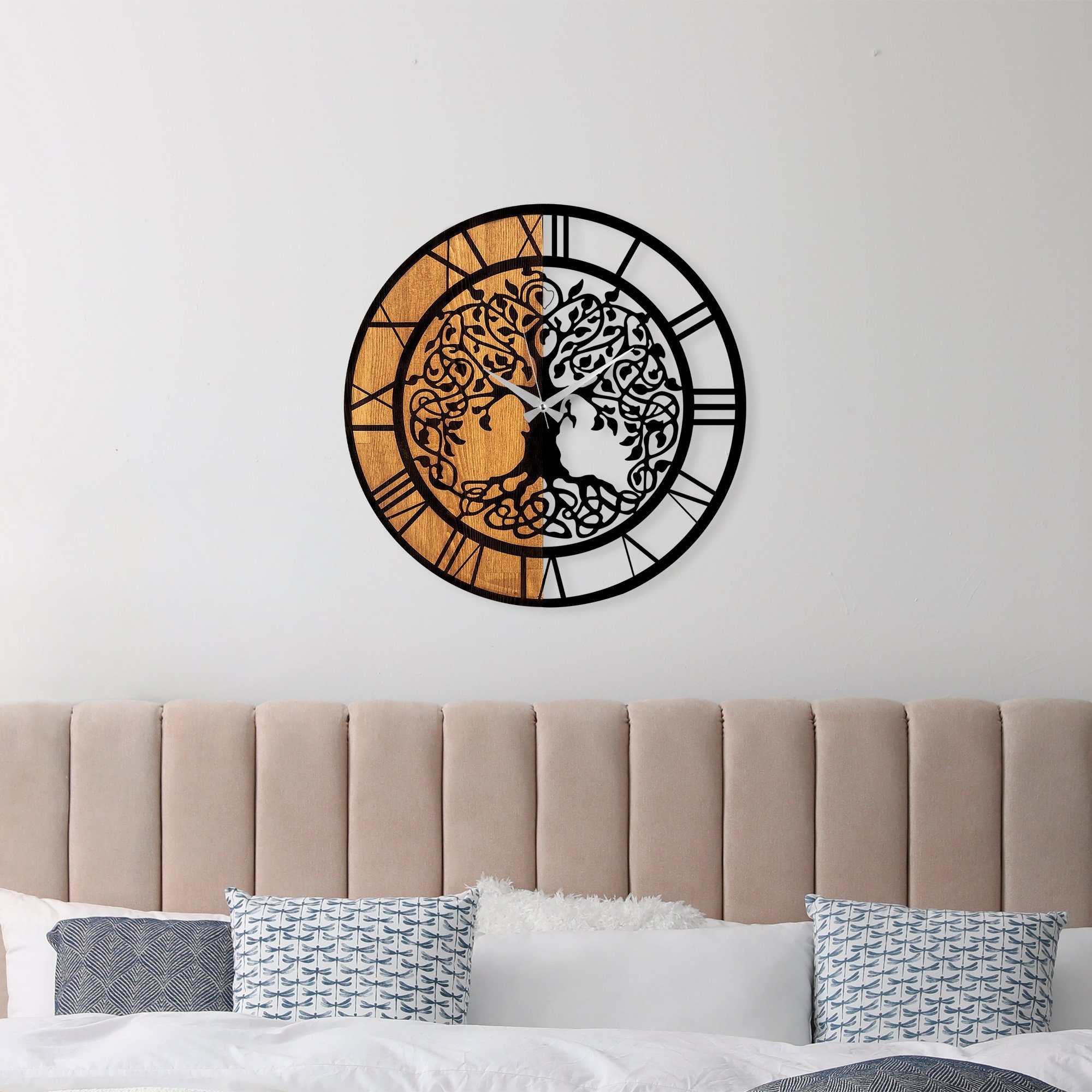 Wallity Wanduhr 100% WOODEN günstig online kaufen