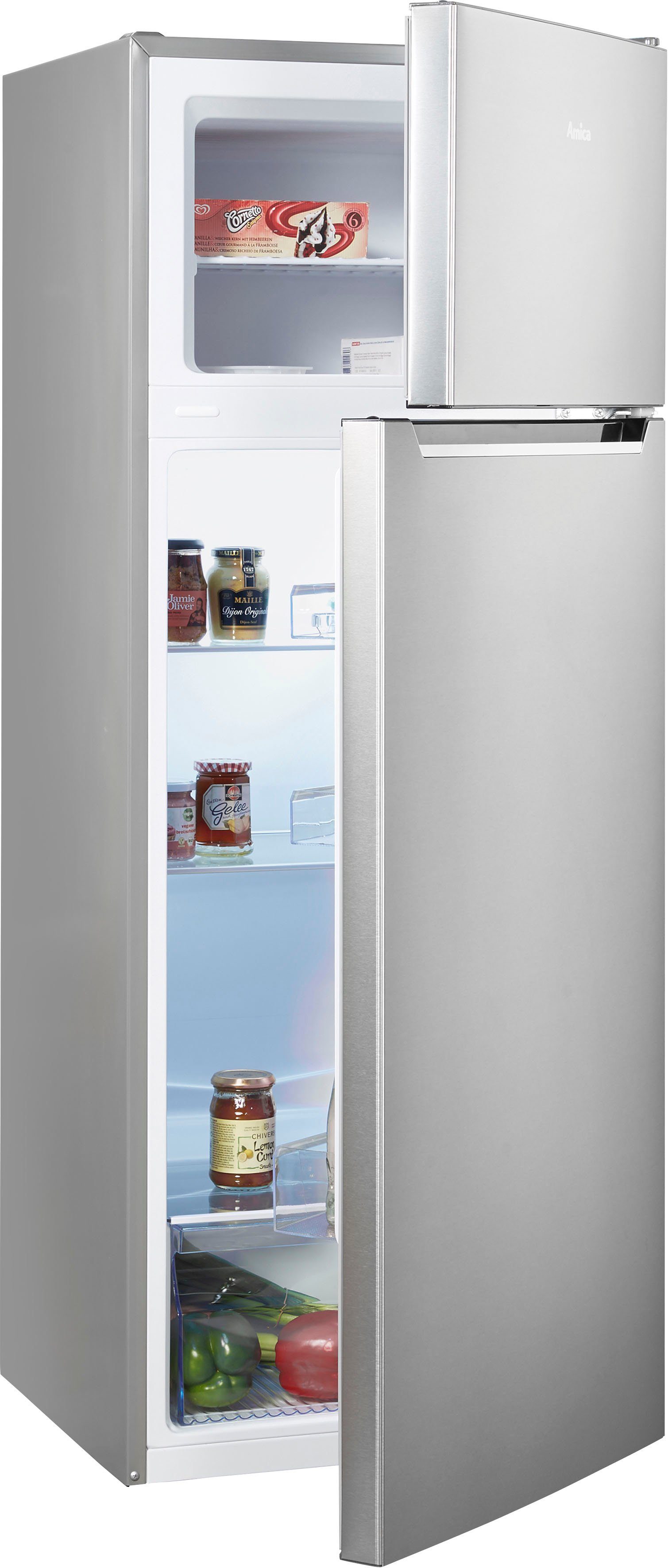 Amica Kühl-/Gefrierkombination DT 374 160 E, 144 cm hoch, 54 cm breit