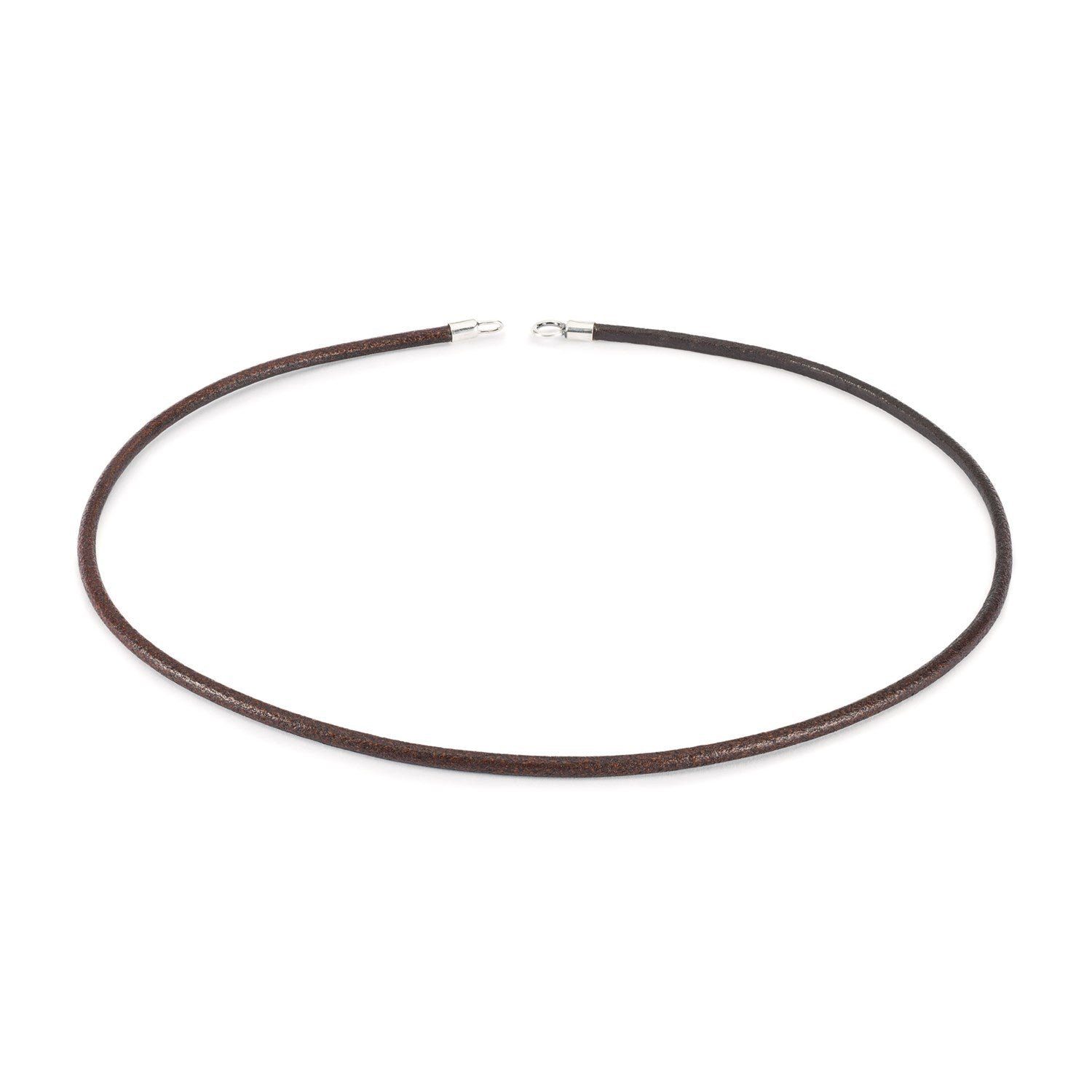 Trollbeads Lederband Braune Leder Halskette, TLENE-00001