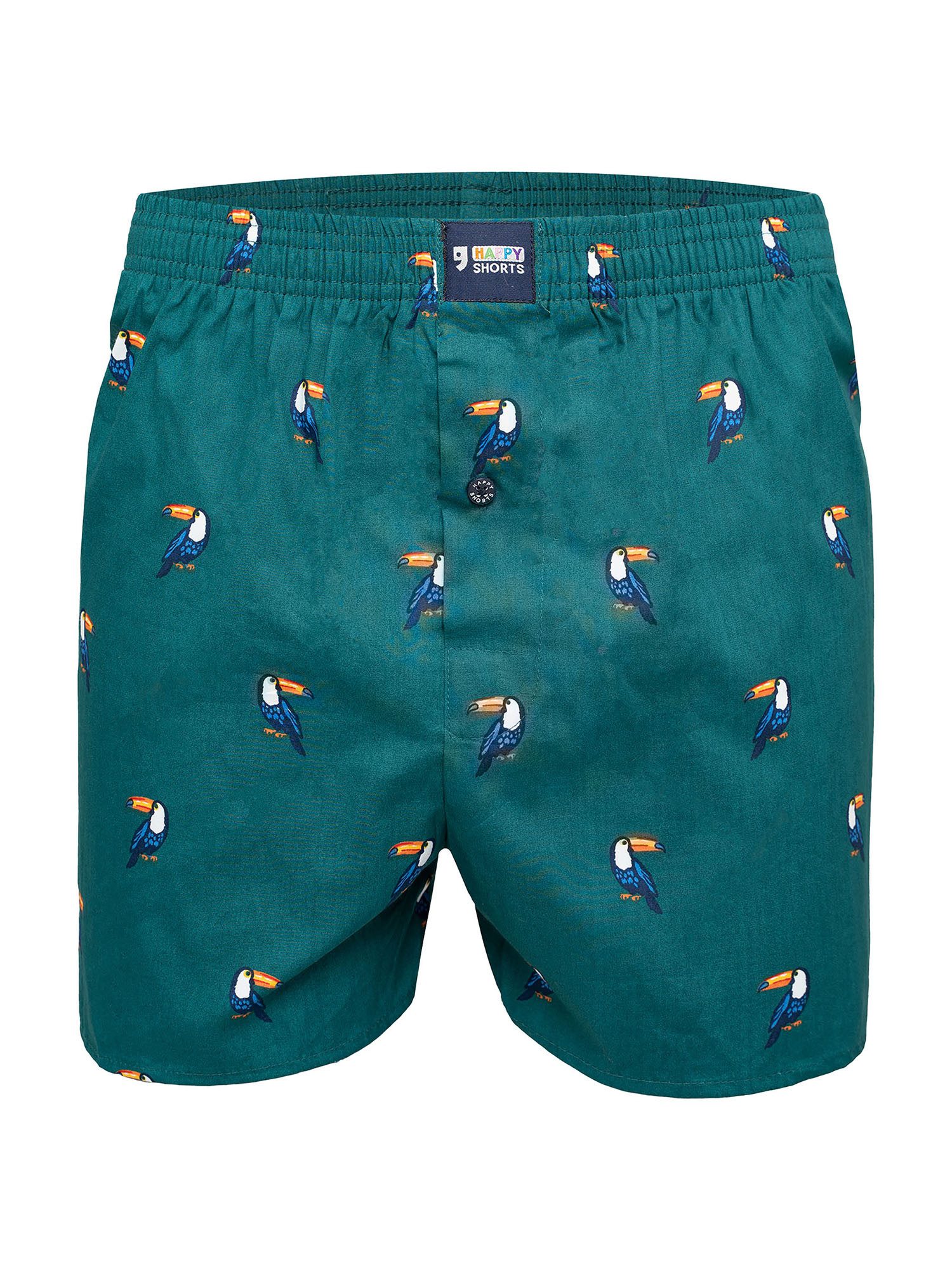 HAPPY SHORTS Boxer Funny Motives - hochwertige Shorts mit verschiedenen Motiven (3-St) American Boxershorts - breiter Komfortbund - witzig, bunt und bequem