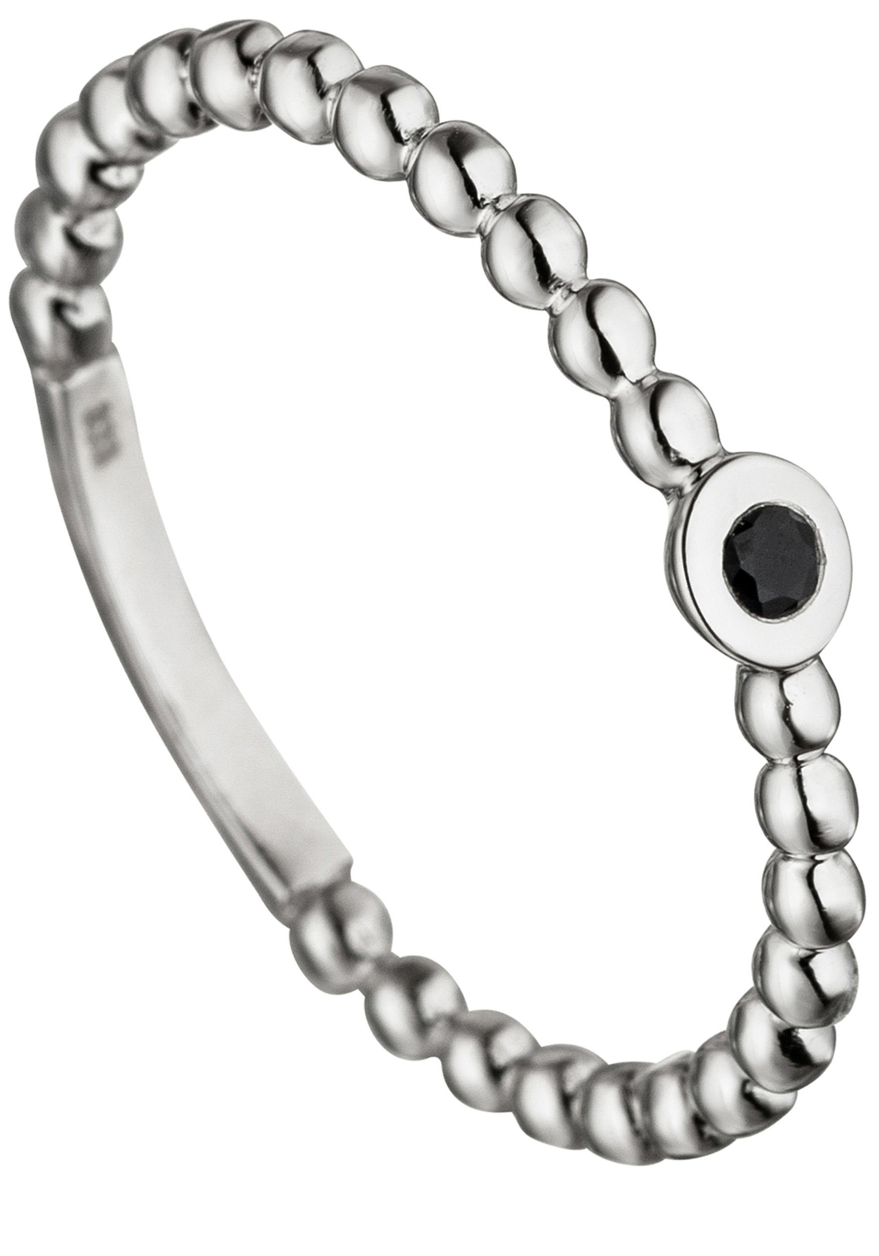 Fingerring Ring Weißgoldring Saphirring