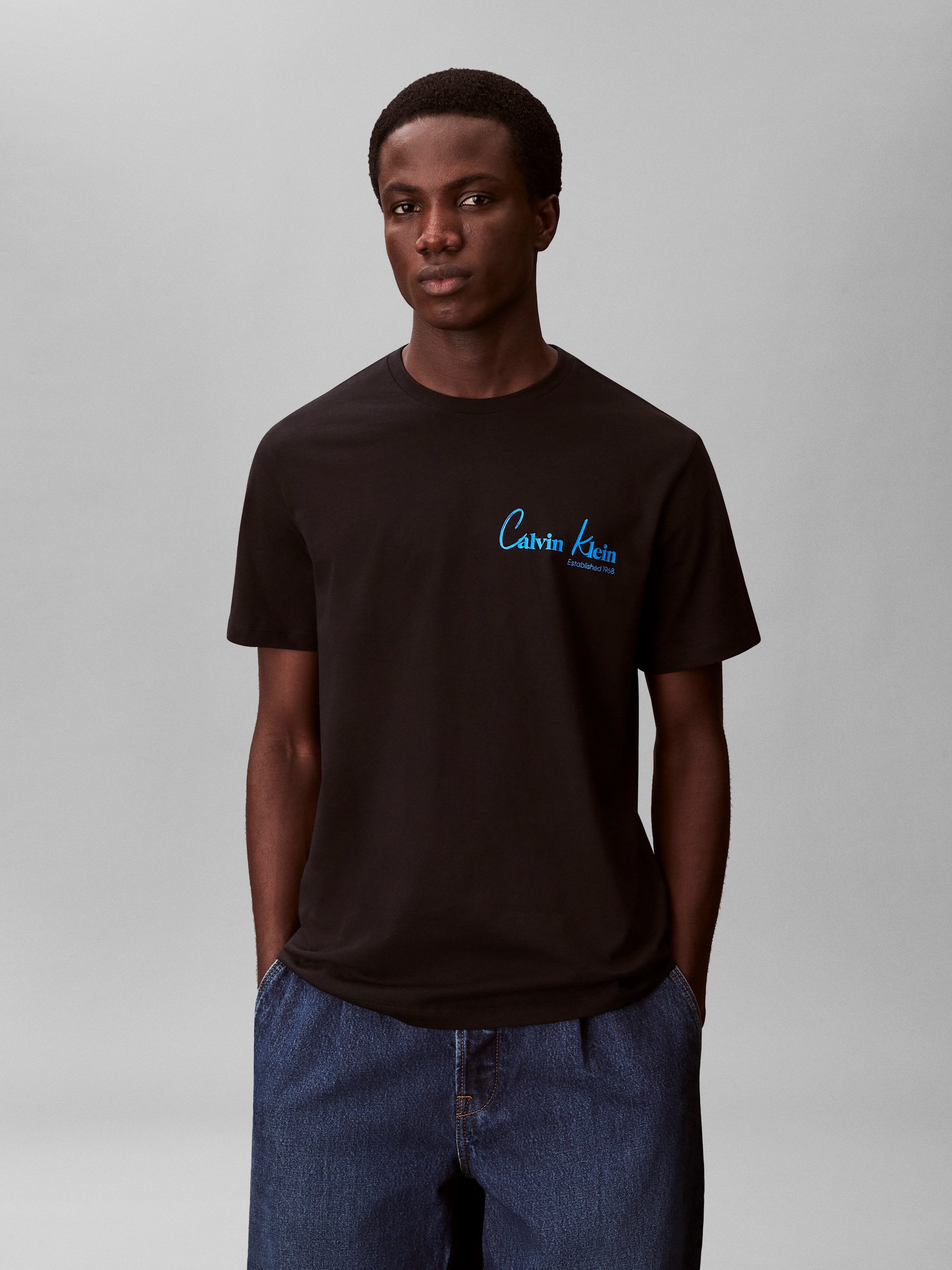 Calvin Klein Jeans T-Shirt JEANS GRAPHICS Regular fit mit Markenprint