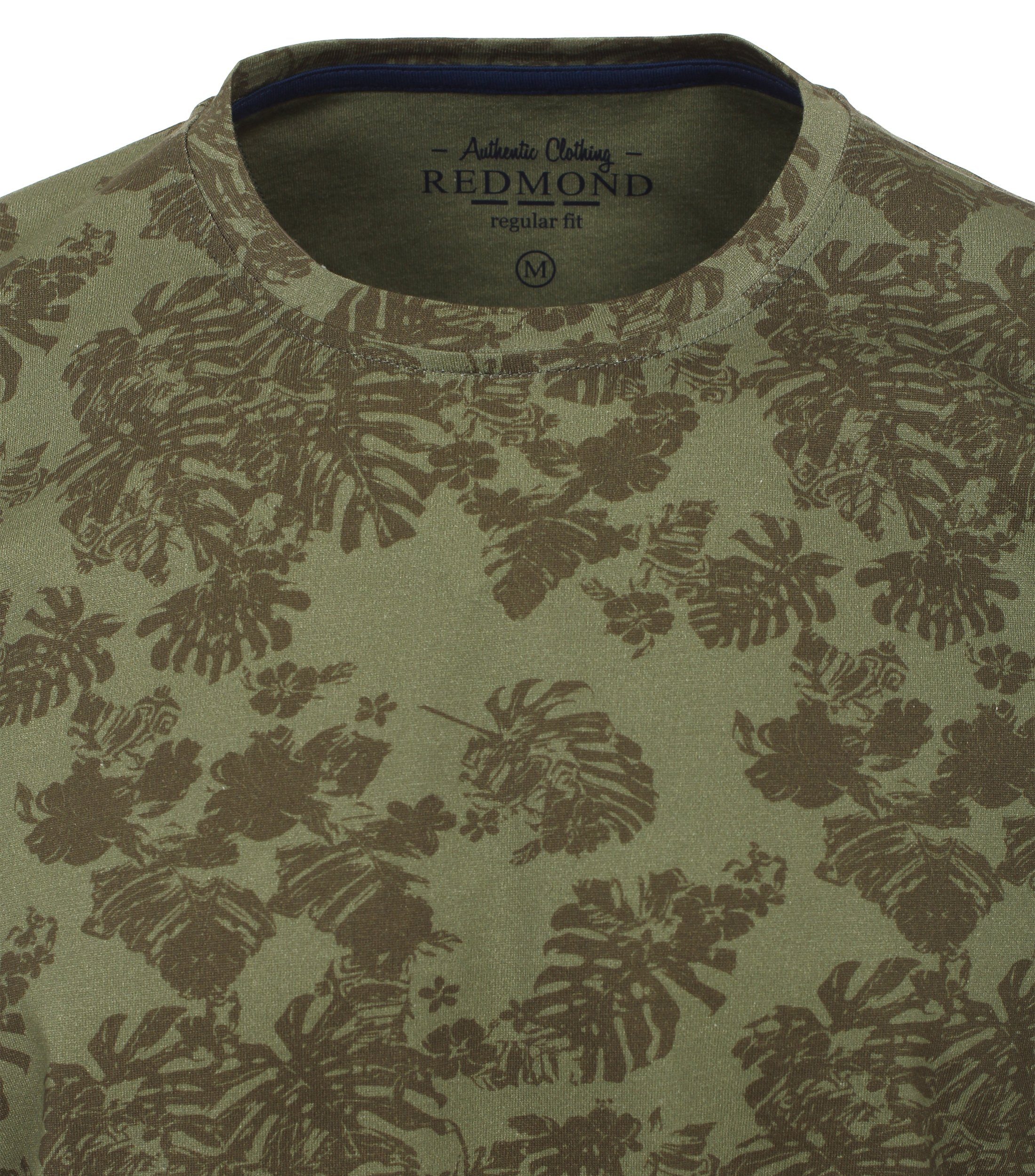 Redmond T-Shirt andere Muster 60 grün
