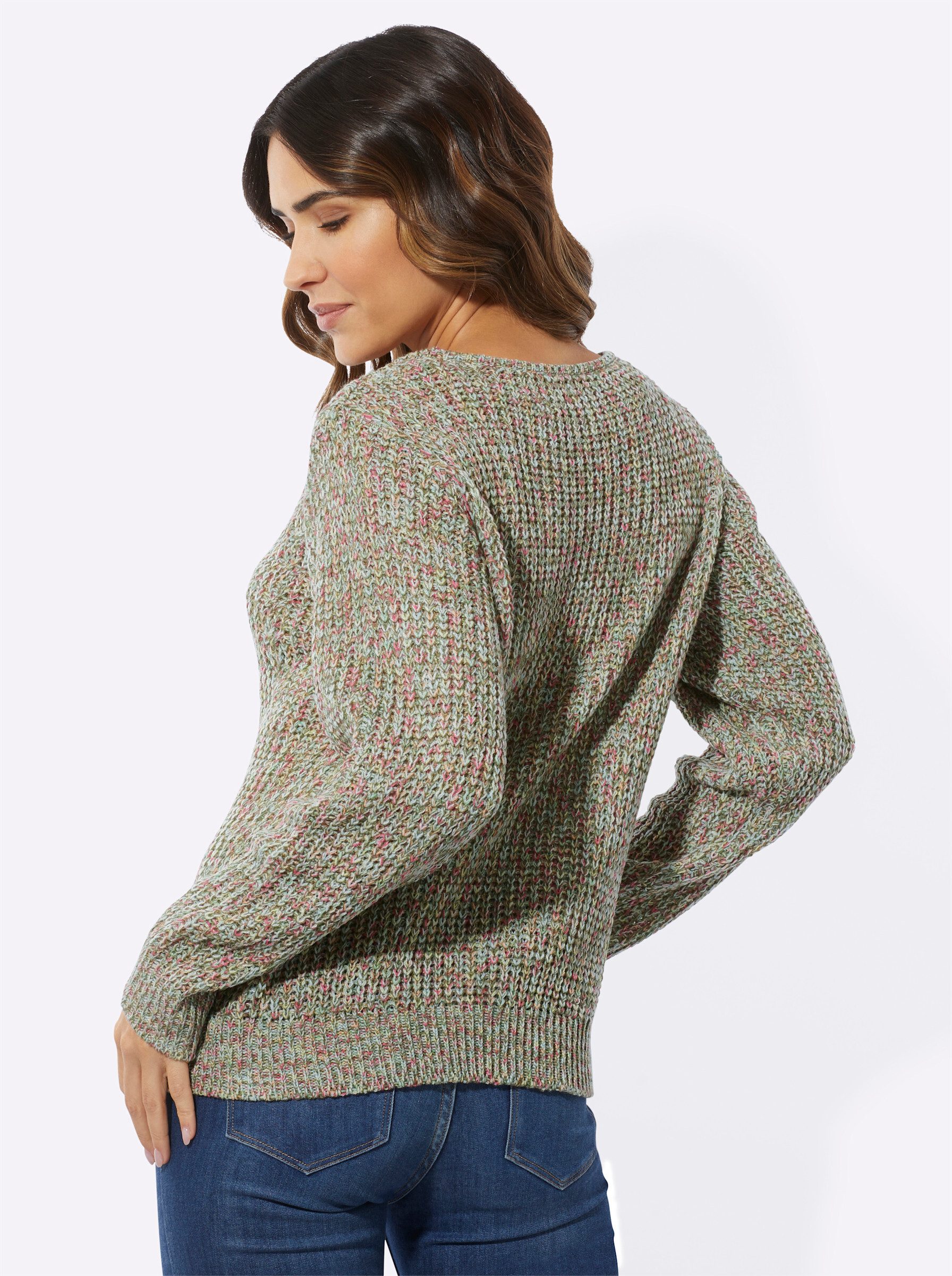 Sieh an! Strickpullover Rundhalspullover . günstig online kaufen