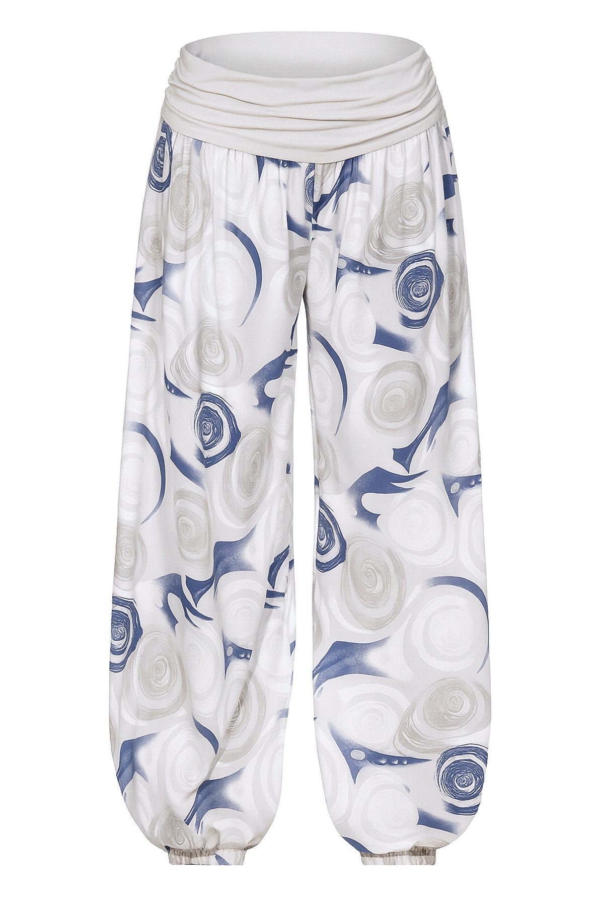 OriginalYou Haremshose Damen Sommerhose luftig & leichte Flatterhose luftig & leicht, leicht transparenter Sommerlook