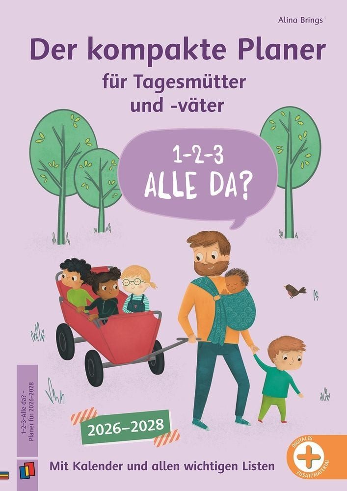 Verlag an der Ruhr Wandkalender 1–2–3–Alle da? Der kompakte Planer für Tagesmütter und -väter