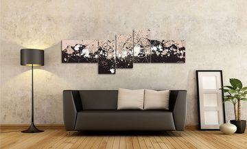 WandbilderXXL Gemälde Coffee Moment 190 x 80 cm, Abstraktes Gemälde, handgemaltes Unikat