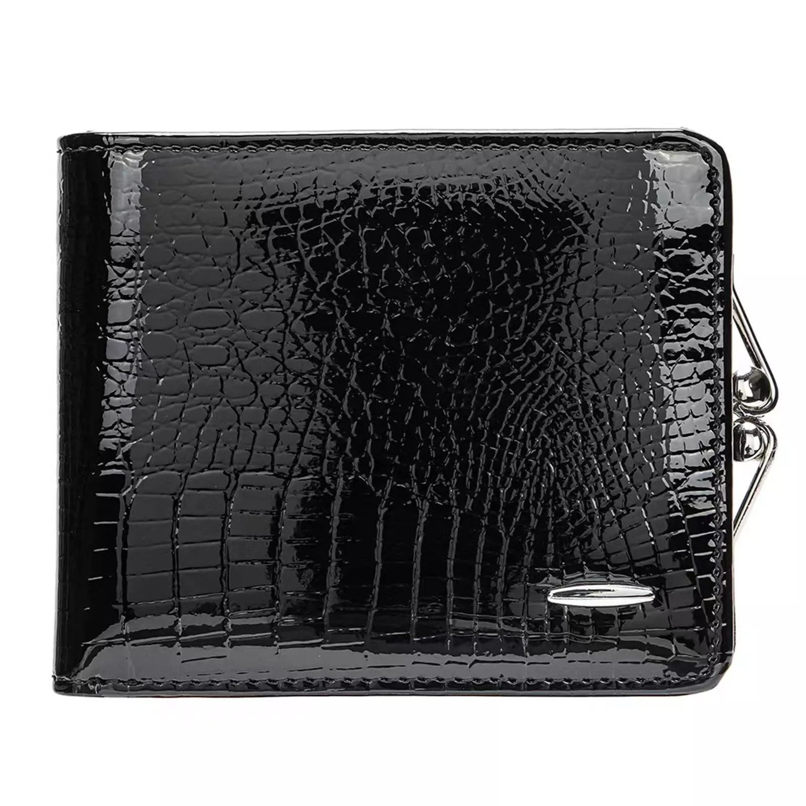 Geldbörse Damen Leder Bifold RFID Blockierung Brieftasche Geldklammer Münztasche