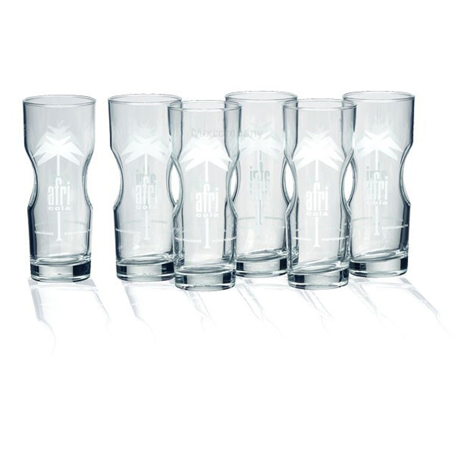 Mixcompany Gläser-Set Afri-Cola Glas Gläser-Set - 6stk
