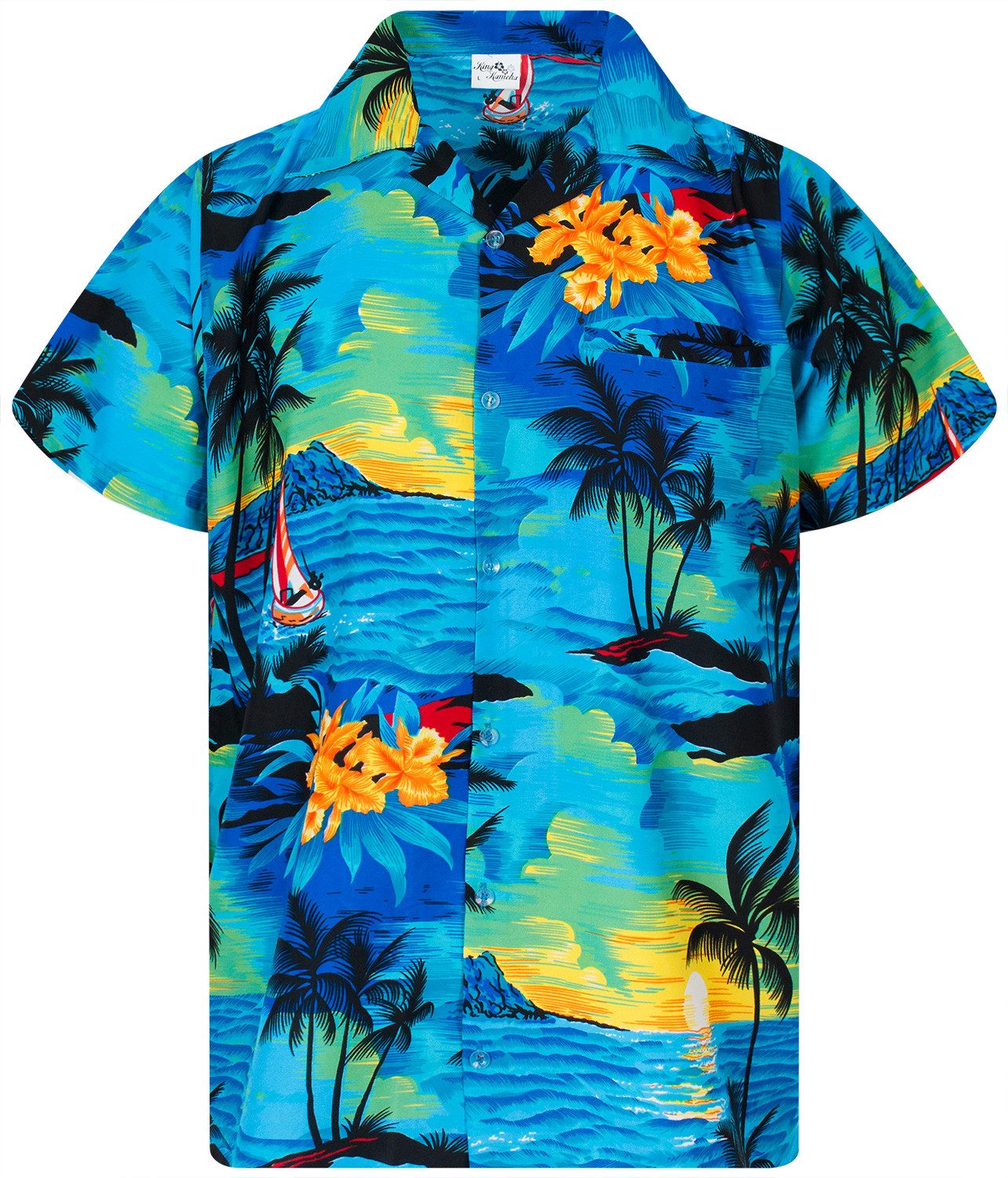 King Kameha Hawaiihemd Surf Übergrößen 7XL-12XL günstig online kaufen