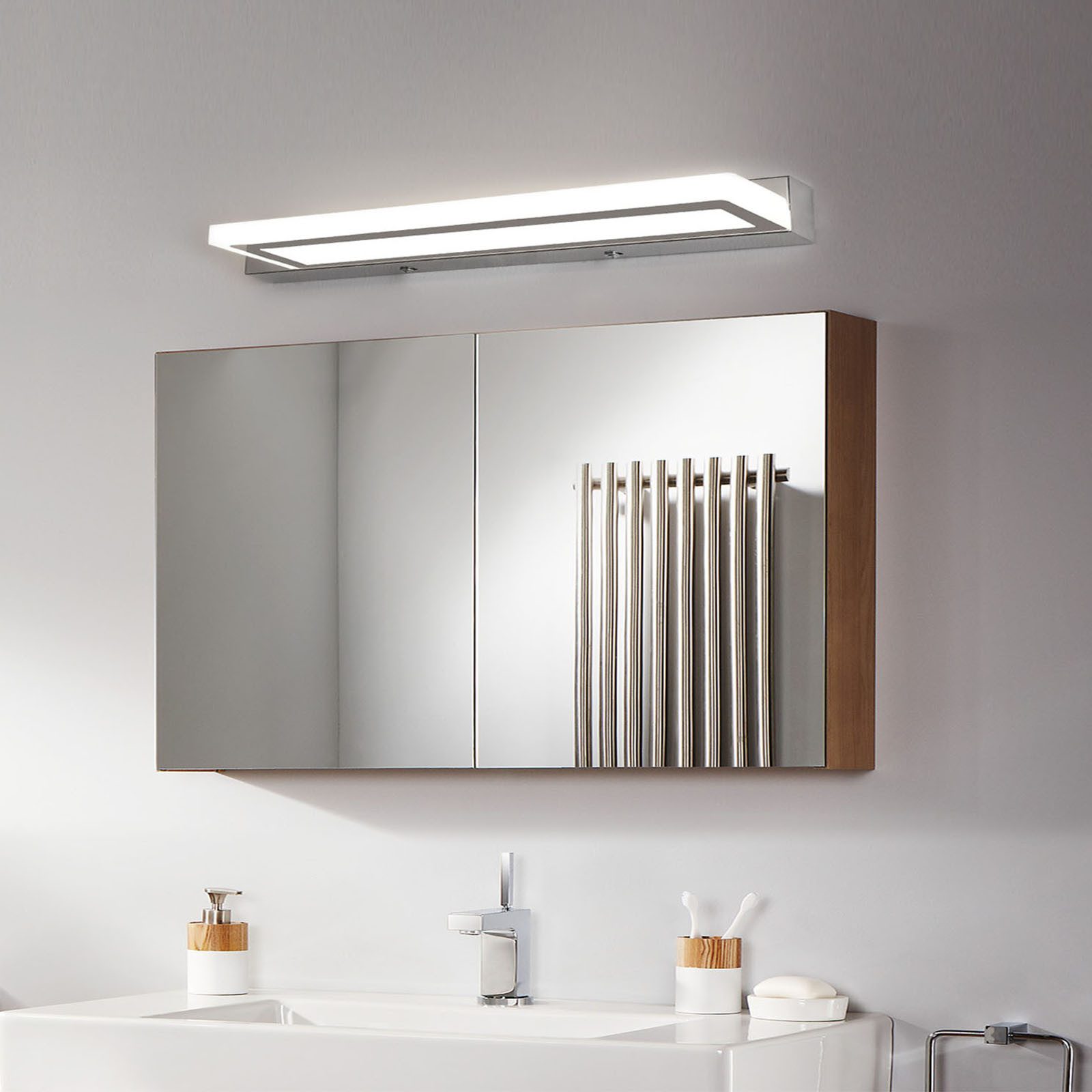 oyajia Spiegelleuchte 42cm LED Spiegelleuchte 230V günstig online kaufen