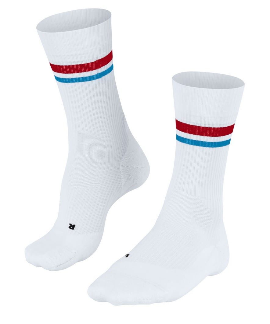 FALKE Tennissocken TE4 Classic (mit Stabilisierungsfunktion, leichter Dämpfung) weiss/rot