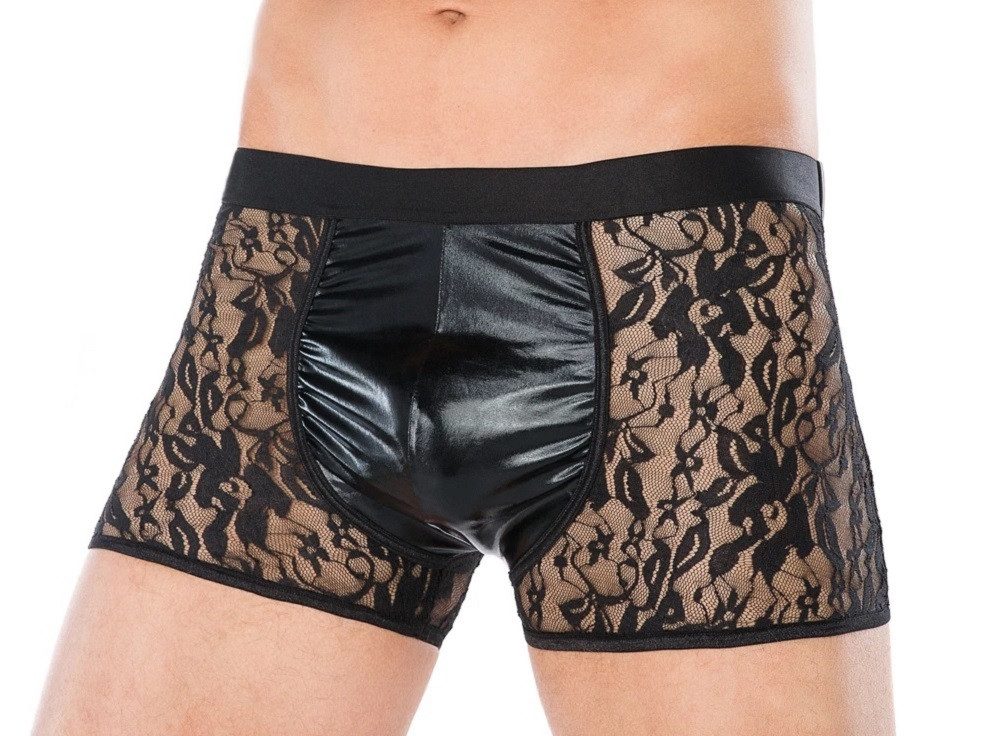 Boxershorts mit transparenter Spitze