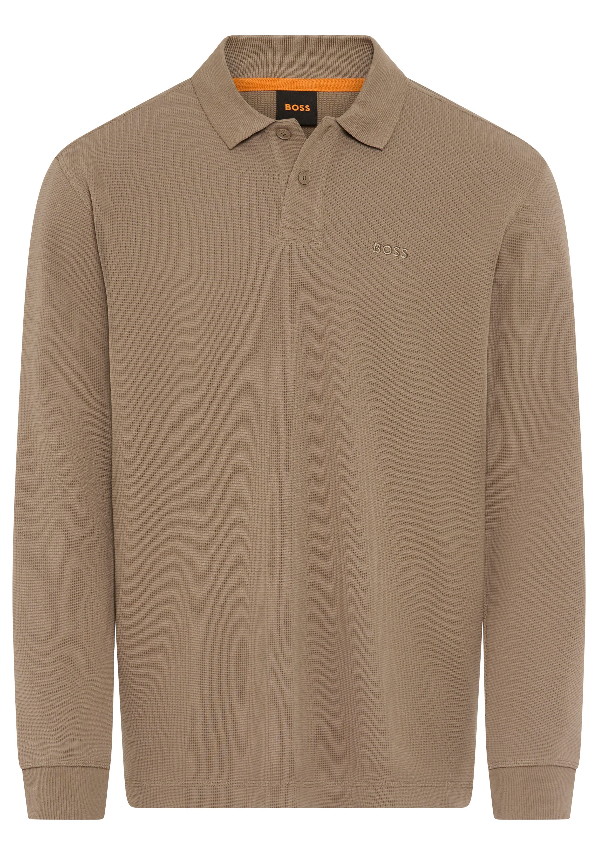 BOSS ORANGE Poloshirt Petempestolong mit Knopfleiste günstig online kaufen