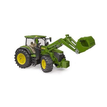 Bruder® Modelltraktor Traktor John Deere 7R350 mit Frontlader, 03151 Spielzeugtraktor Spielzeugauto Grün