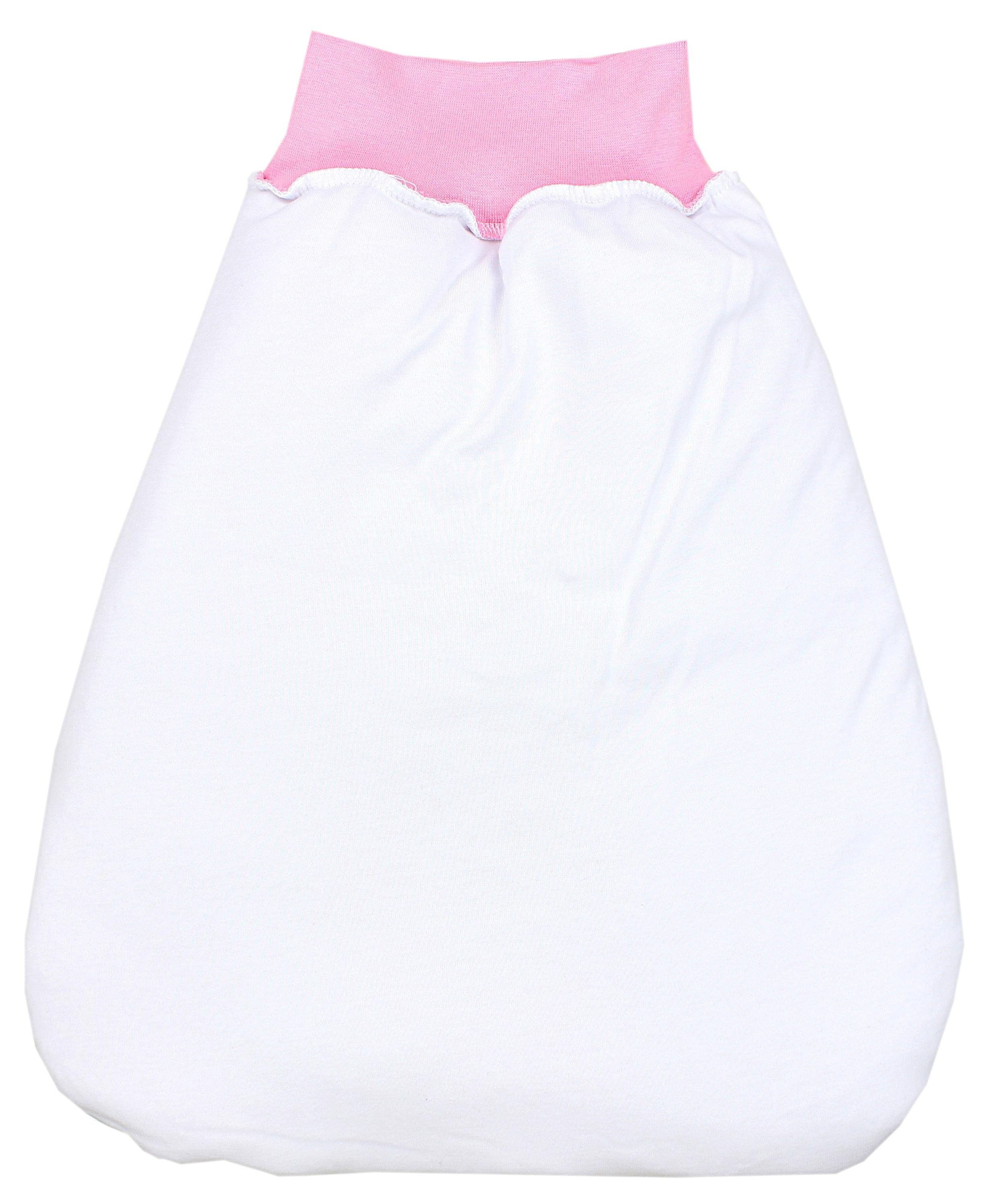 TupTam mit Bund TupTam Wattiert Babyschlafsack Unisex Strampelsack Weiß / Baby Kleine breitem Sterne Rosa