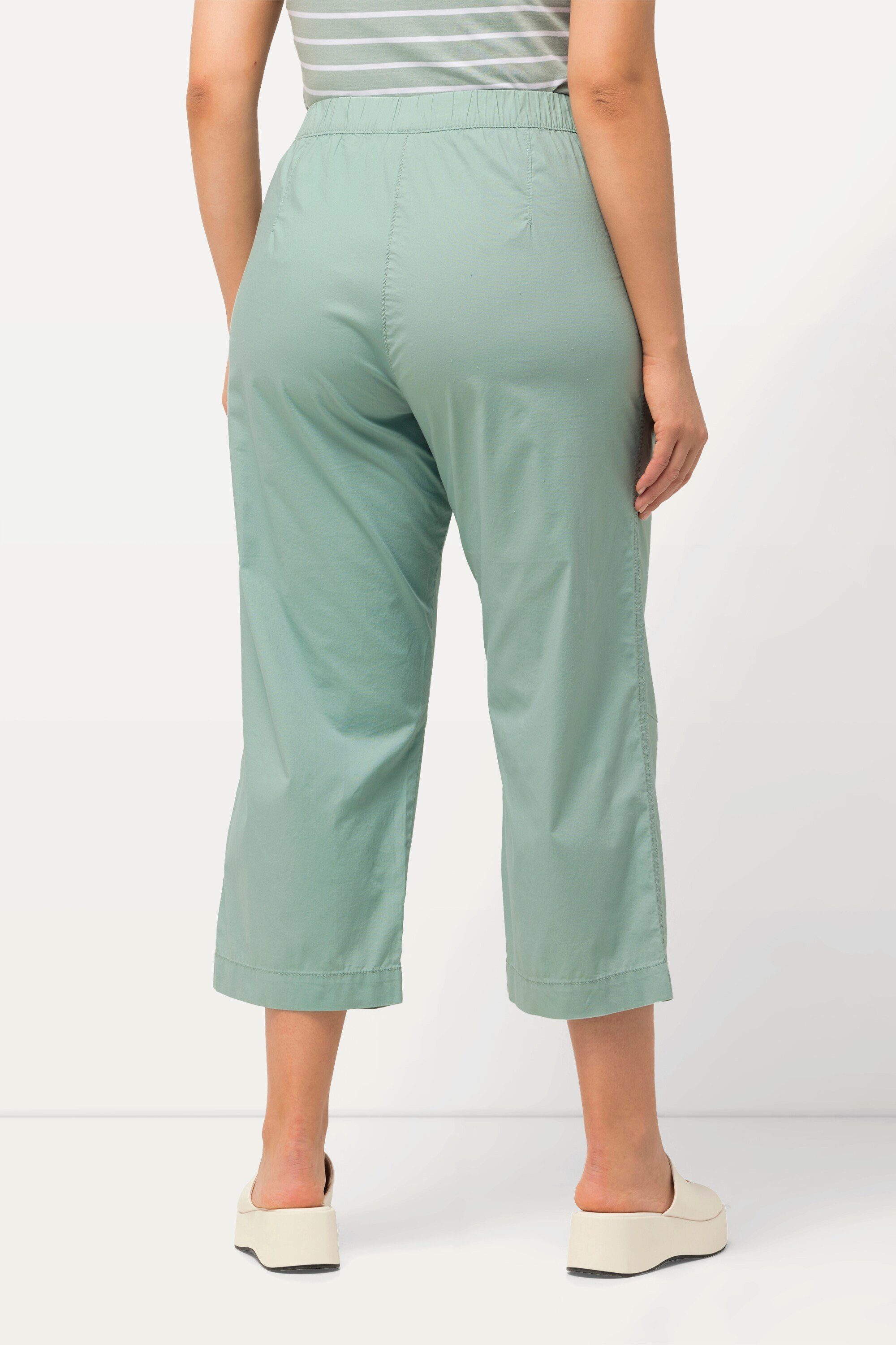 Ulla Popken 7/8-Hose 7/8-Hose Ruby geformtes Knie gerades Bein