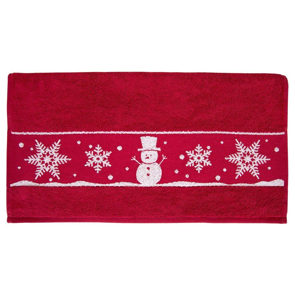 Dyckhoff Gästehandtuch 'Schneemann' 30 x 50 günstig online kaufen