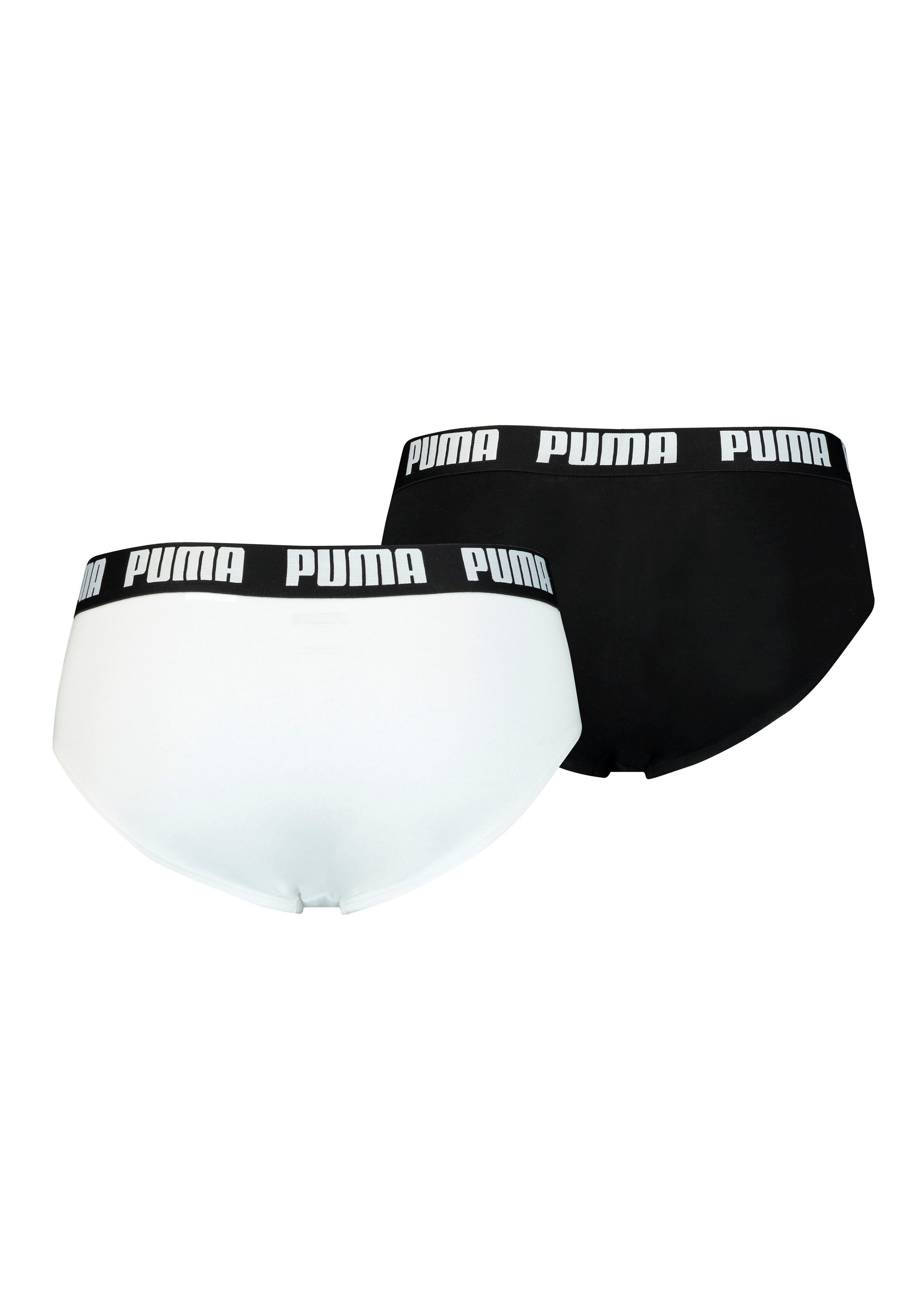 weiß (Packung, BRIEF schwarz, BASIC Slip PUMA 2P PUMA 2-St)