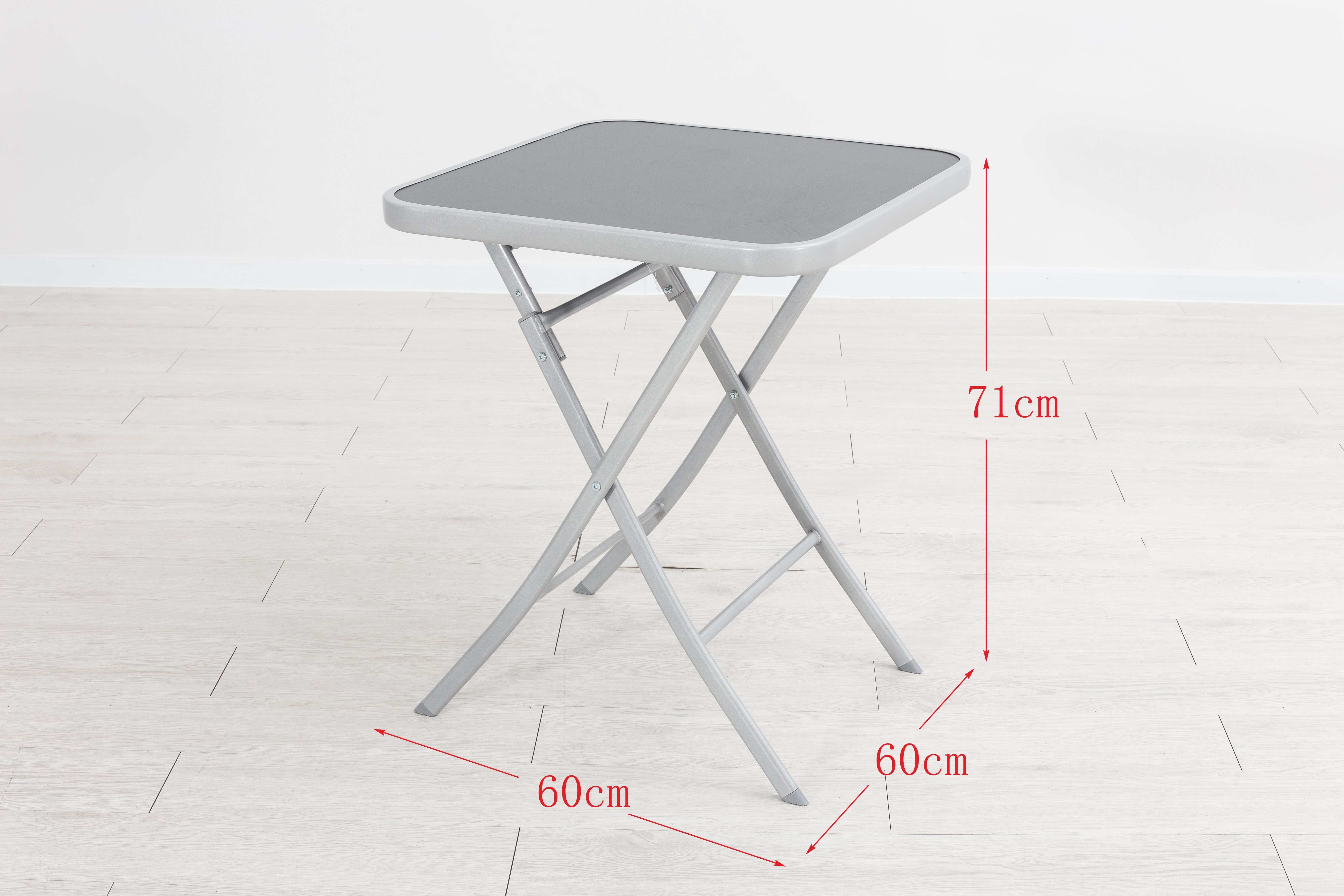 MANDALIKA Garden Gartentisch Garda silber Klapptisch günstig online kaufen