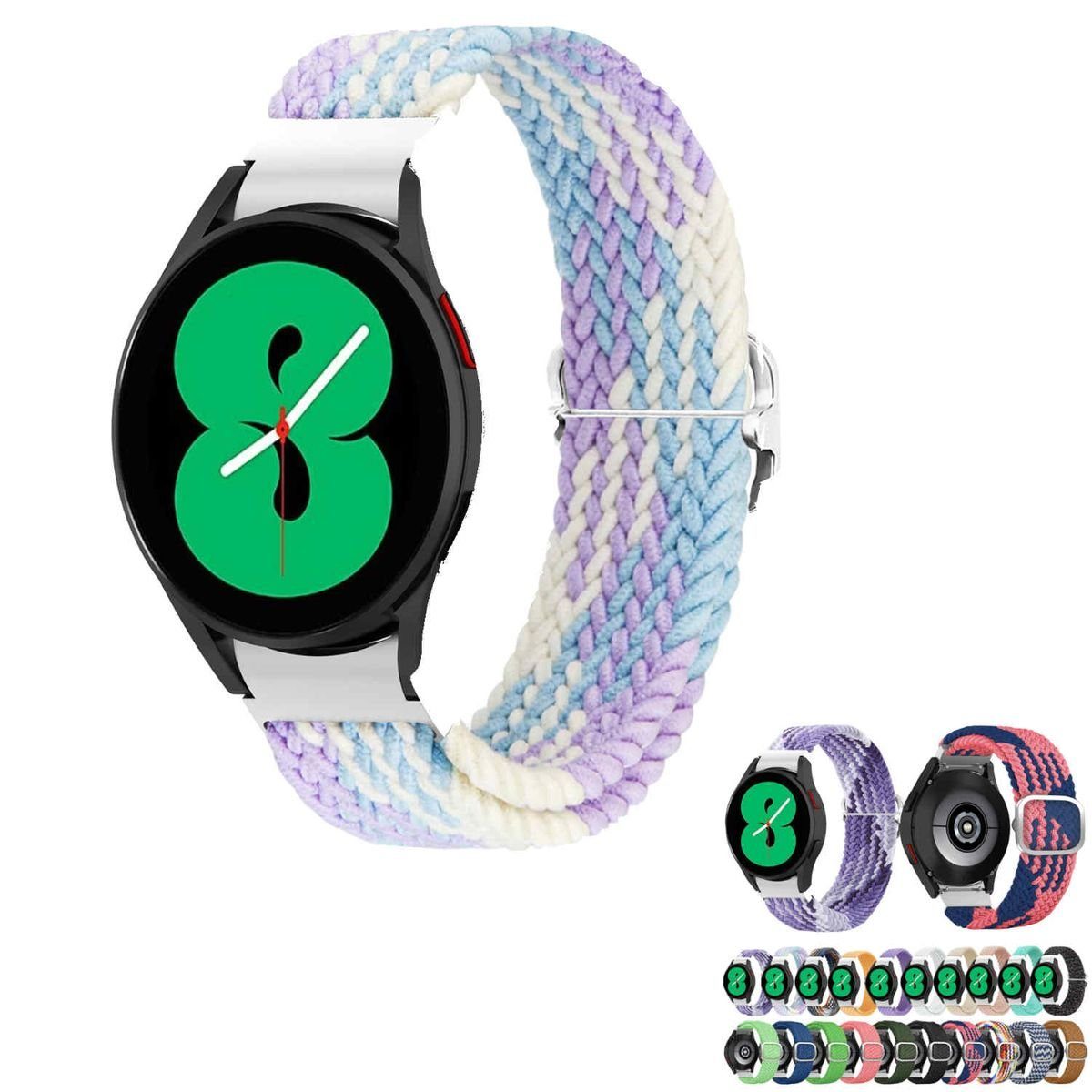 Wigento Smartwatch-Armband Für Samsung Galaxy Watch FE 6 5 4 Normal Pro Cla günstig online kaufen