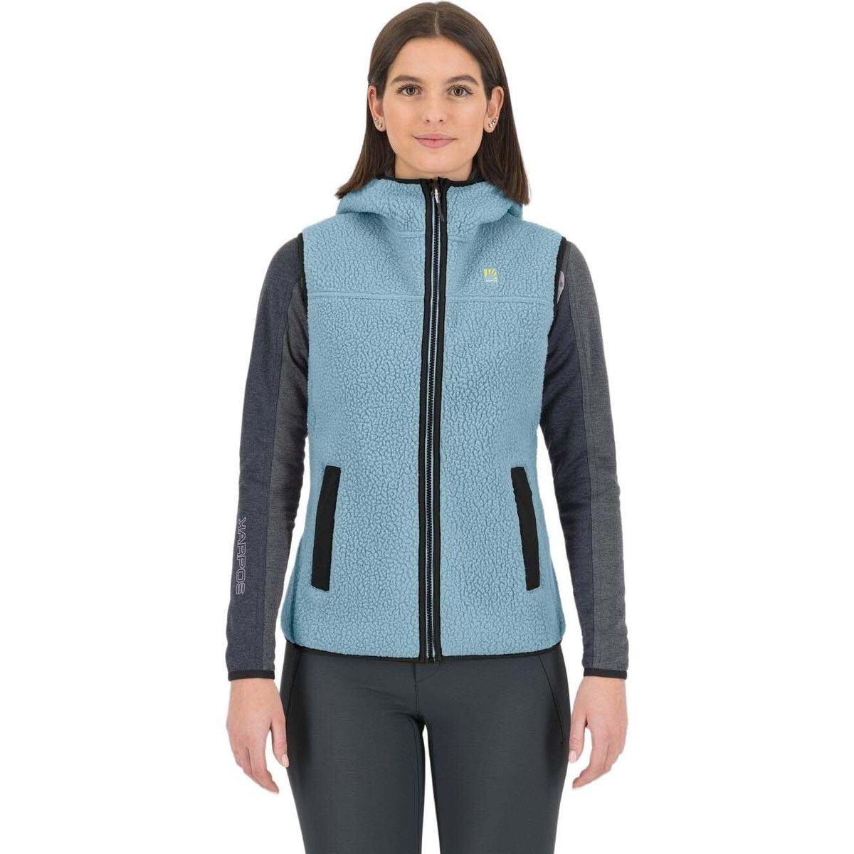 Karpos Funktionsweste Moiazza Retro Hoodie W Vest Vielseitige und warme Weste für Outdoor-Abenteuer und Alltag mit