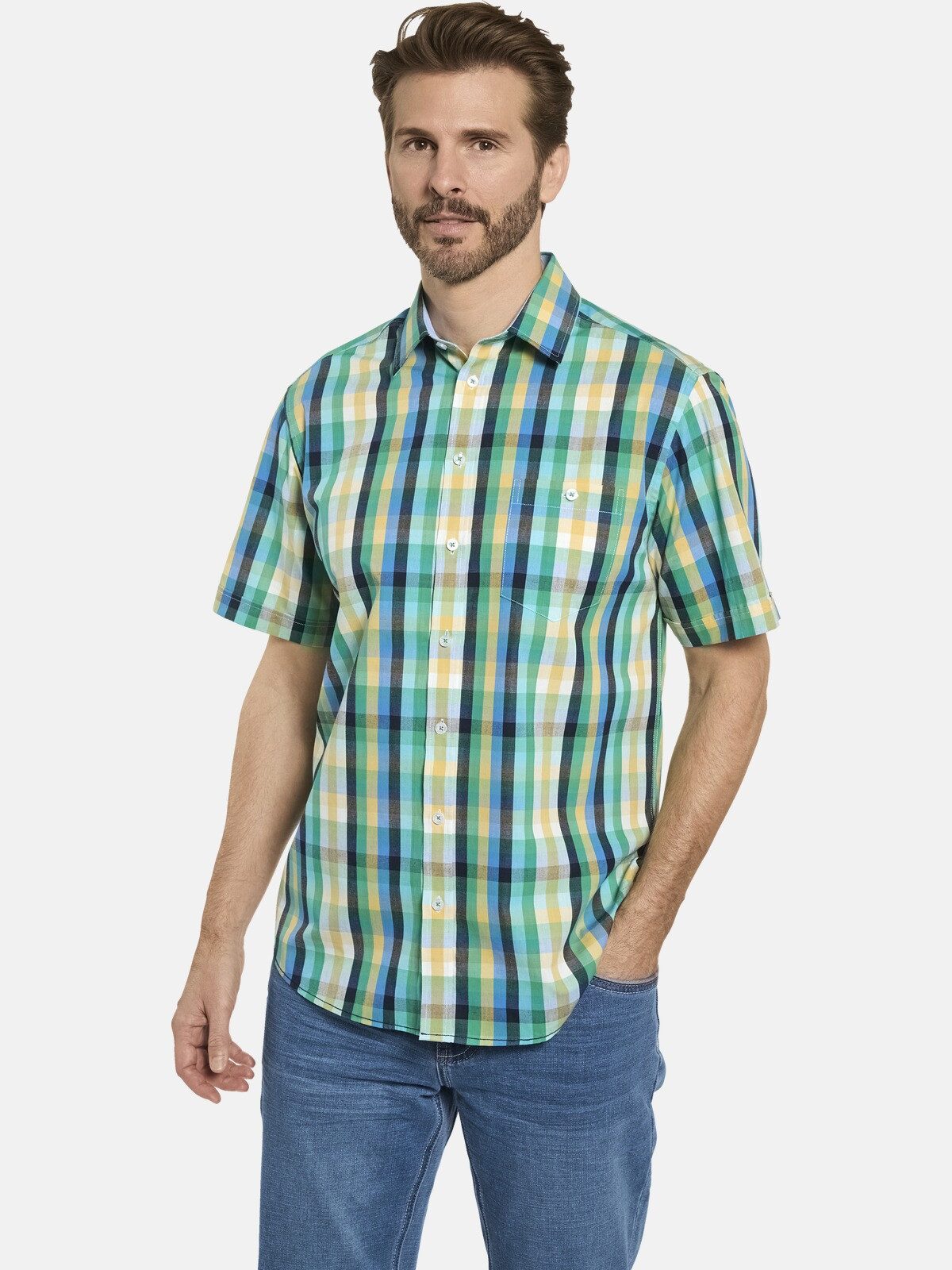 Babista Kurzarmhemd BELLAVIO im Karo-Design günstig online kaufen