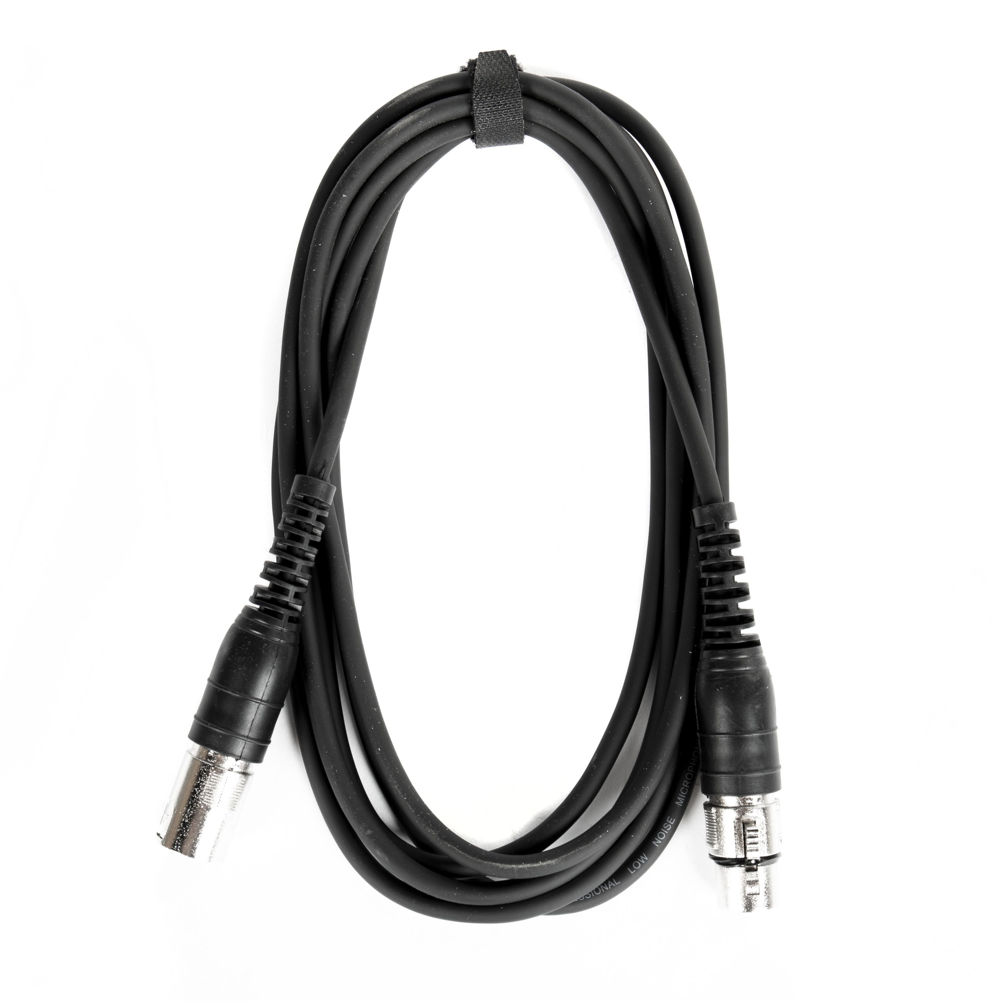 MUSIC STORE Audio-Kabel, Mikrofonkabel XLR, versilberte Kontakte, 3m Kabellänge