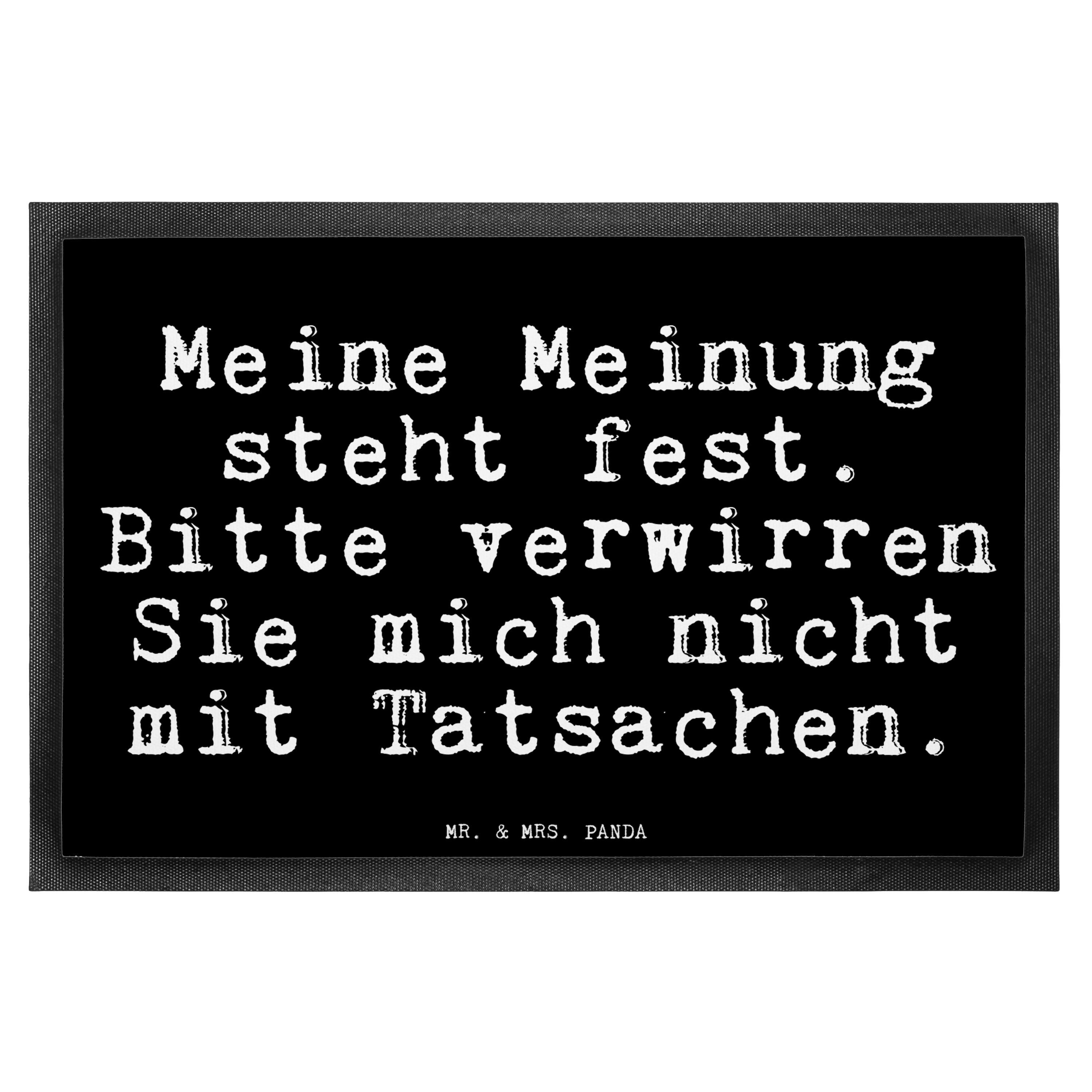 Fußmatte »Meine Meinung steht fest.... Geschenk, geschenk, Spruch