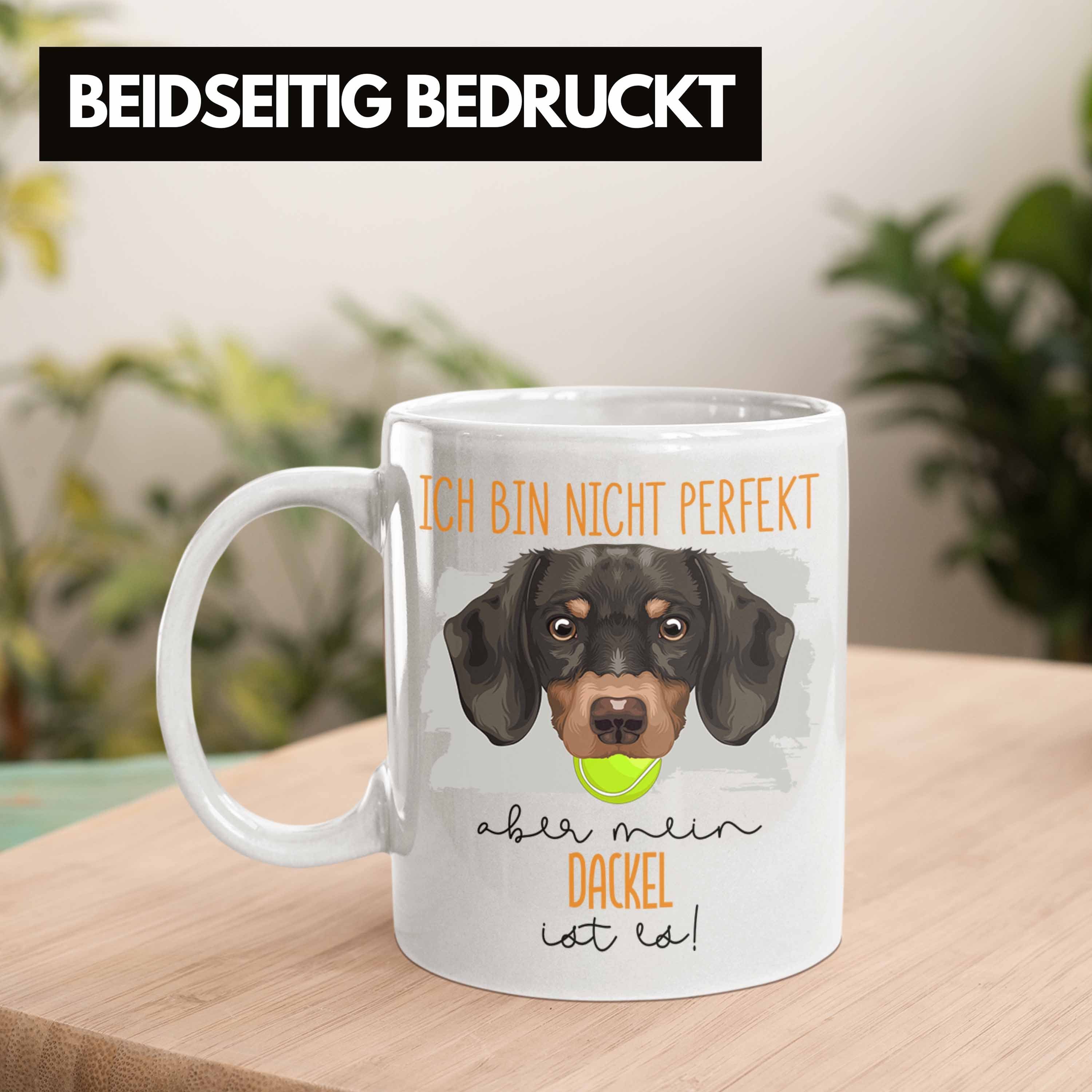 Besitzer Lustiger Tasse Spruch Weiss Geschenkidee Dackel Tasse Geschenk Trendation Besitzerin