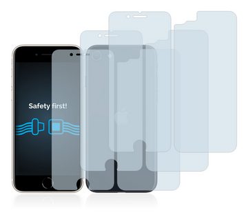Savvies Schutzfolie für Apple iPhone SE 3 2022 (Display+Rückseite), Displayschutzfolie, 6 Stück, Folie klar