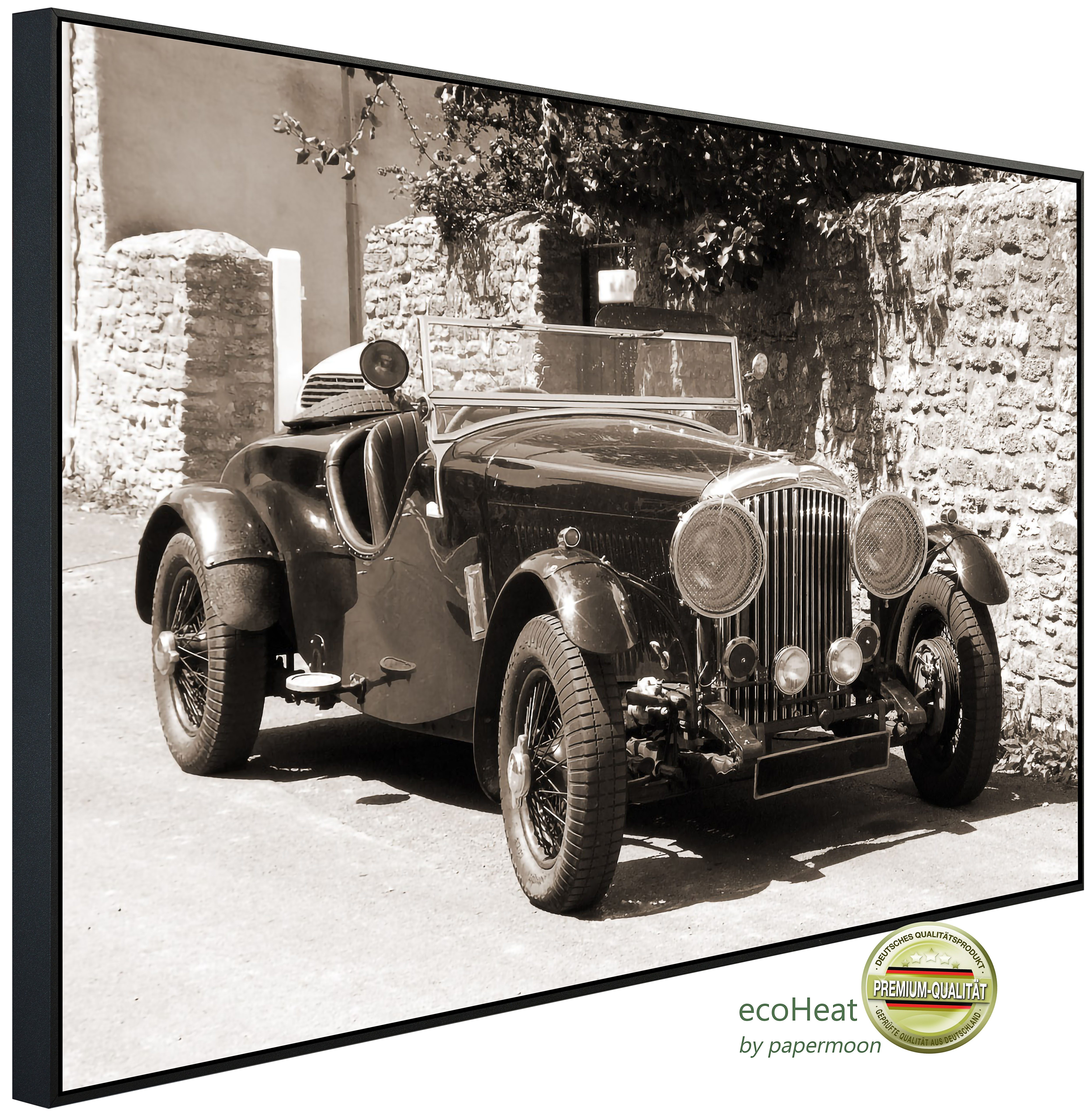 Papermoon Infrarotheizung INFRAROT-BILD-HEIZUNG, Oldtimer, TÜV-Rheinland/GS zertifiziert, angenehme Strahlungswärme