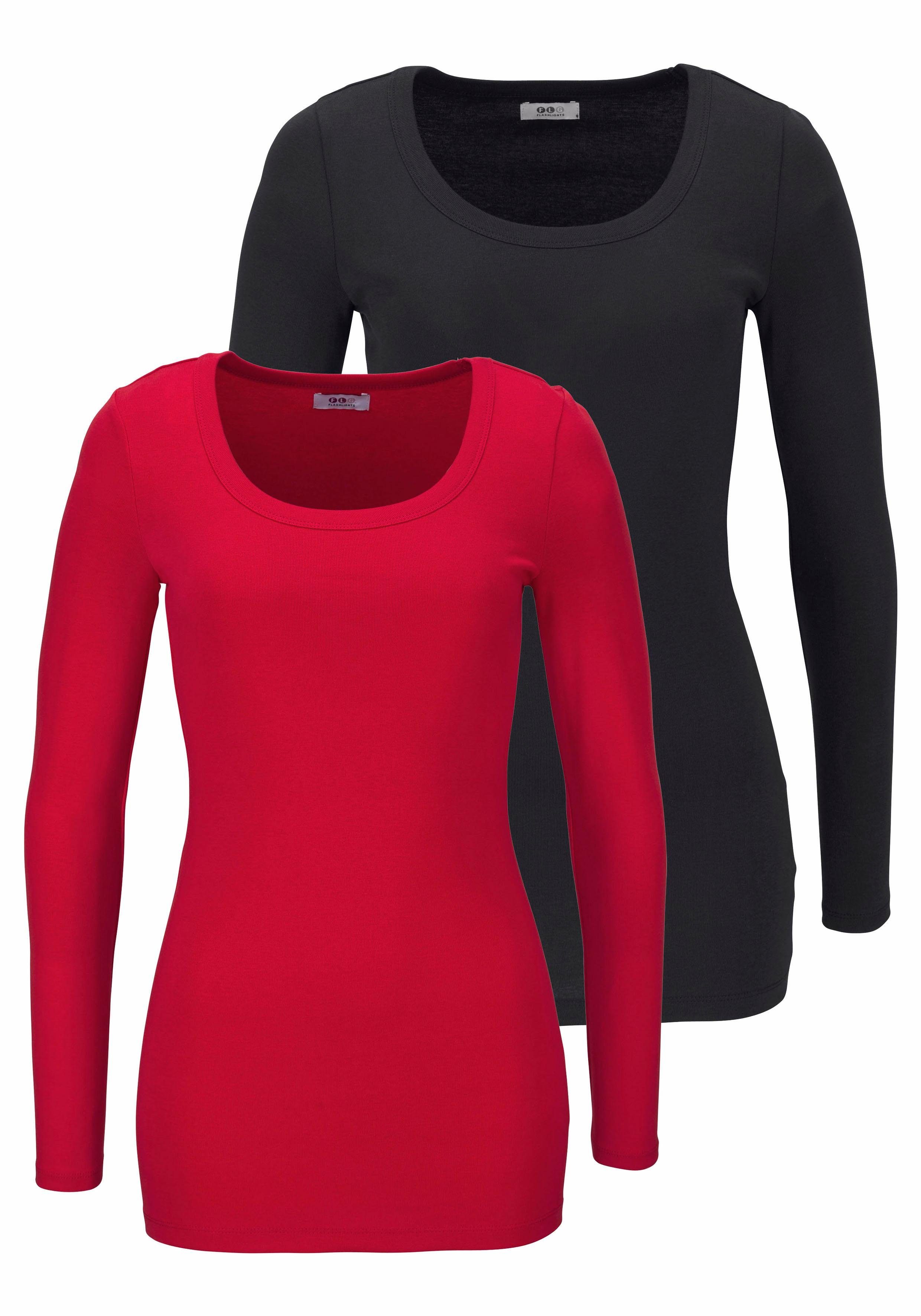 Rote Langarmshirts für Damen online kaufen | OTTO