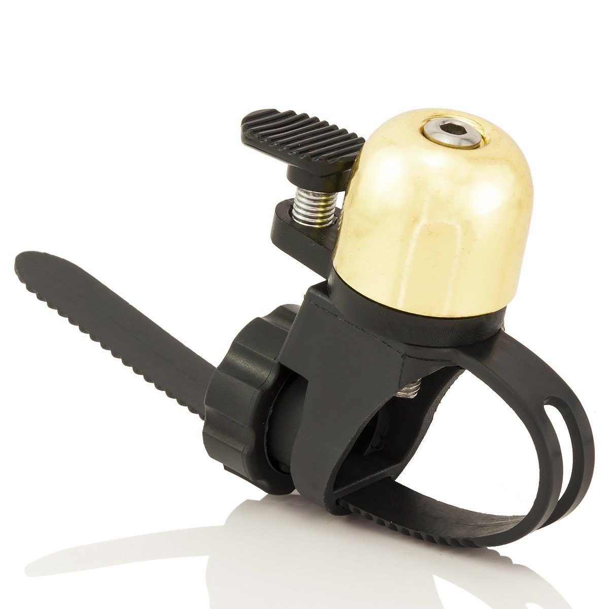 MidGard Fahrradklingel Mini Fahrrad-Glocke, Messing-Fahrradglocke für Kinder und Erwachsene, (1-tlg)