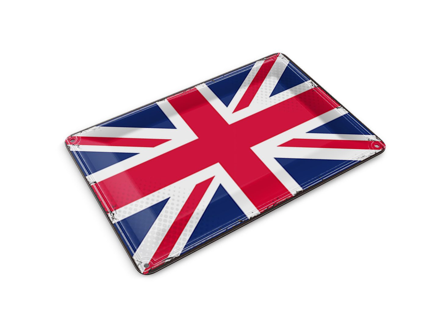 Femer GmbH Postkarte Flagge Union Jack 14x10 cm Retro United Kingdom, unfrankiert
