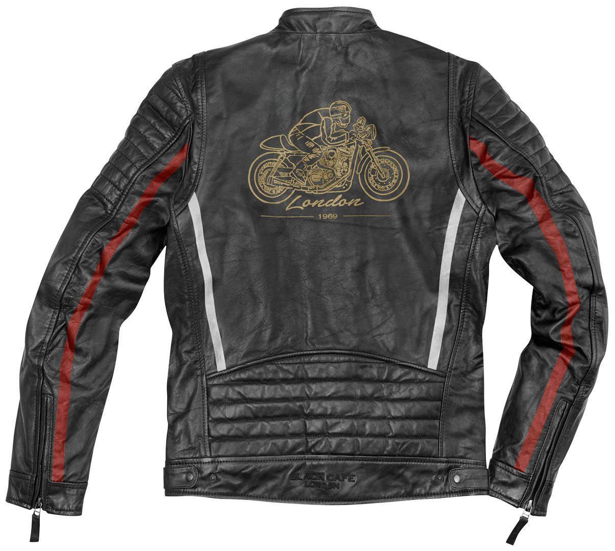 Black-Cafe London Motorradjacke Seoul Motorrad Lederjacke günstig online kaufen