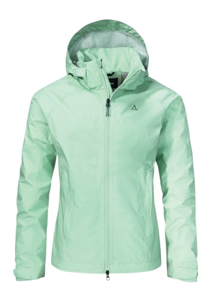 Schöffel Regenjacke Easy XT (leicht, wasserdicht, winddicht) mint/sky Damen