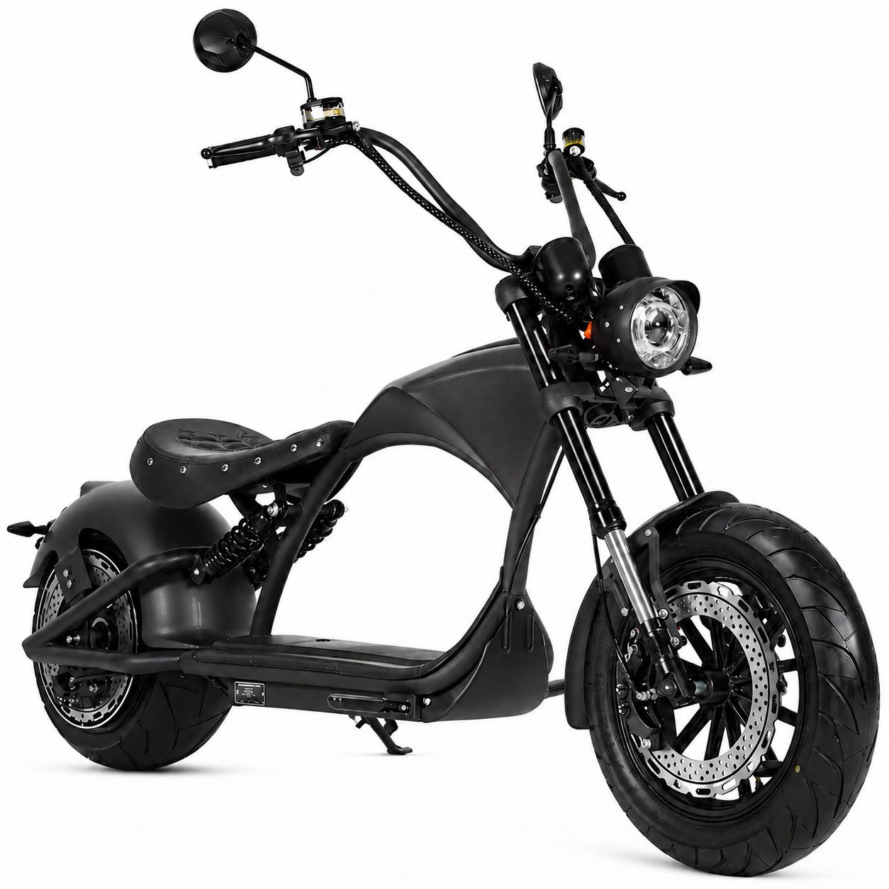 TZIpower E-Motorroller E-Chopper mit Straßenzulassung 2000W 60V 30AH 45km/h COC EEC, 2000 W, 45 km/h