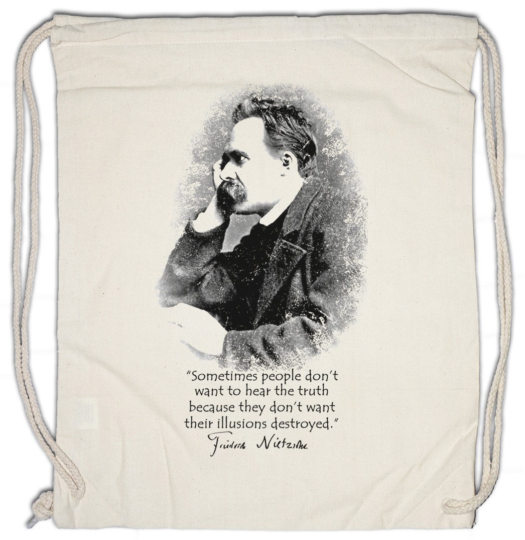 Turnbeutel Friedrich Nietzsche Illusions Turnbeutel Übermensch Nihilsm Wagner