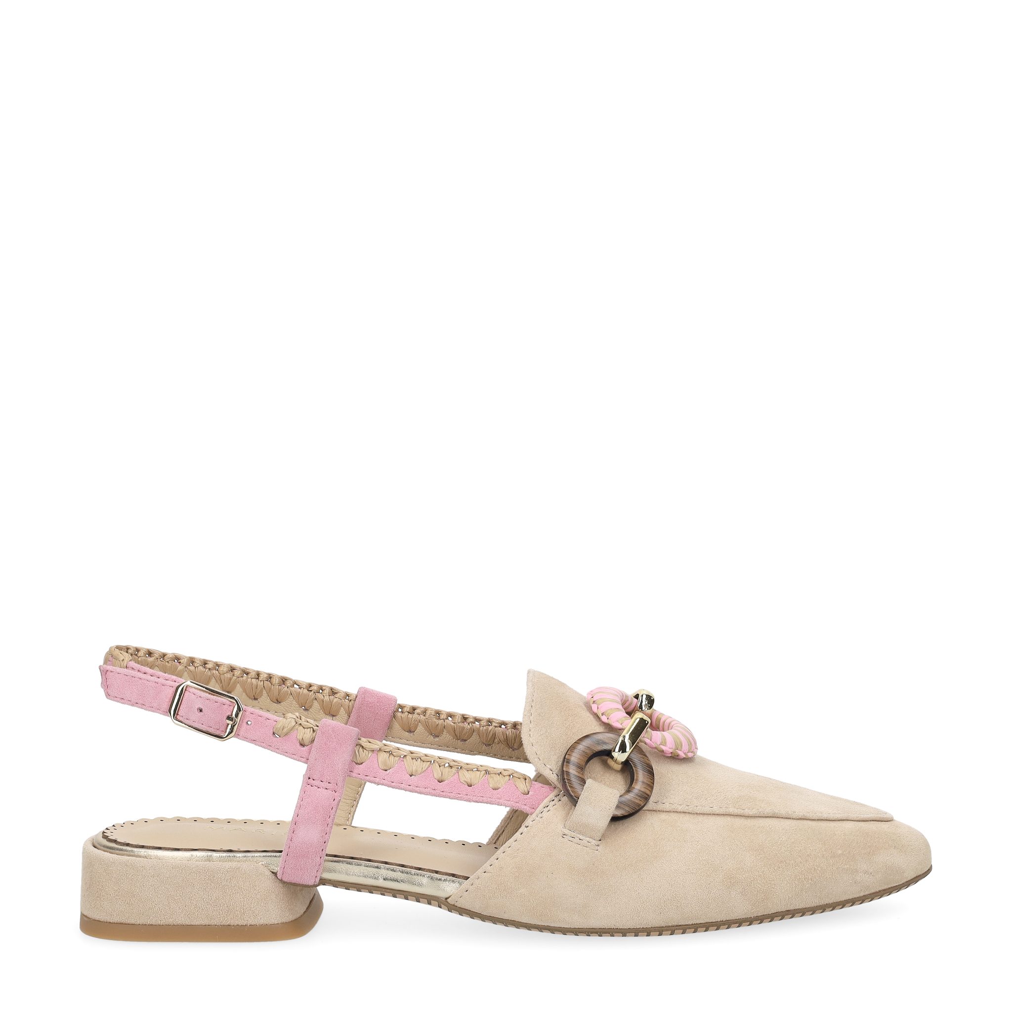 Maripé Maripé MA161 V.1, Peeptoes & Slingpumps, Beige, Damen Peeptoepumps