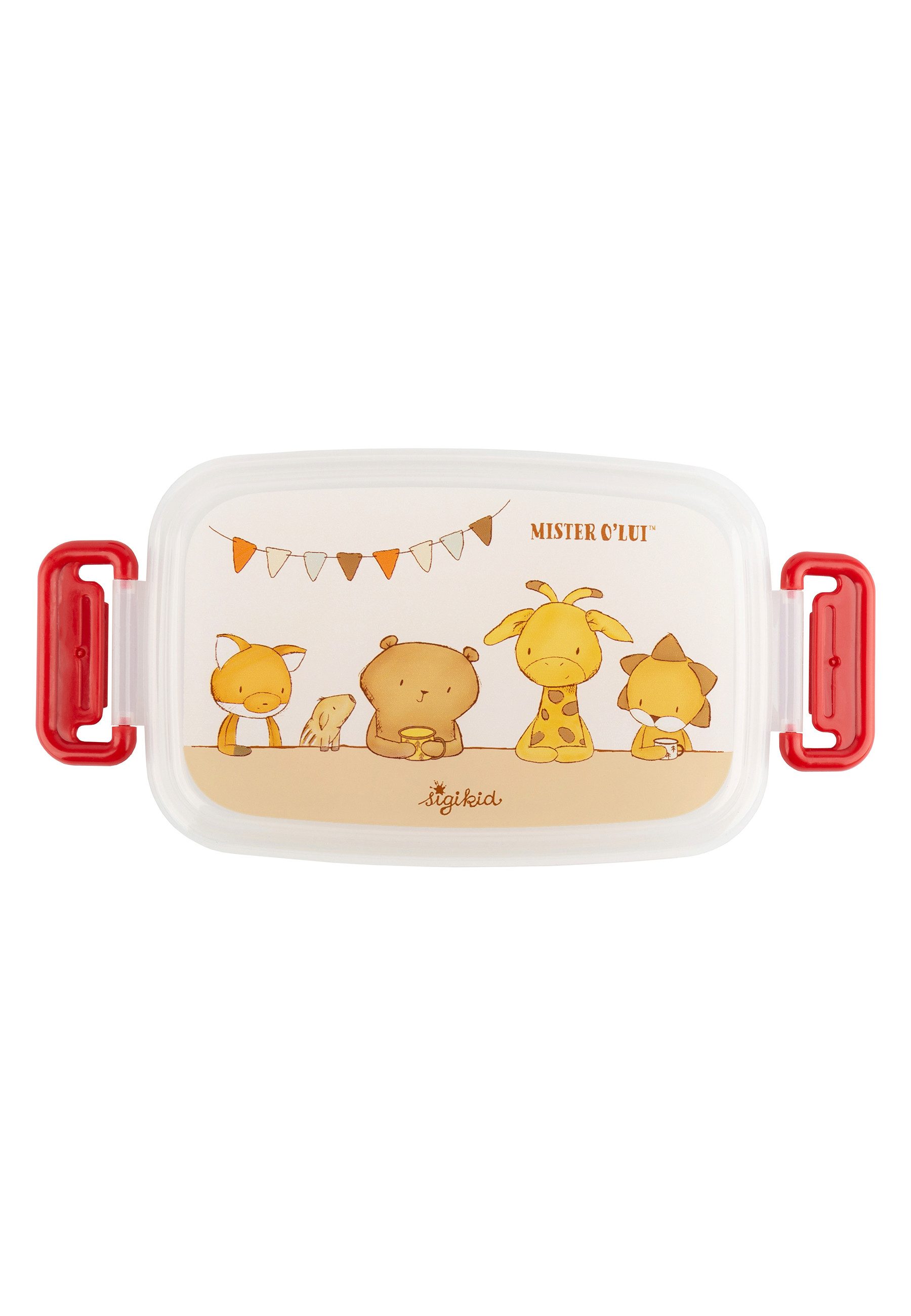 Sigikid Lunchbox sigikid & Friends Mister O'Lui für Kinder Unisex, Material außen: Box 100% PP, Deckel 100% PS, Griffe 100% ABS; Material innen: Silikondichtungsring in Deckel, (1-tlg)
