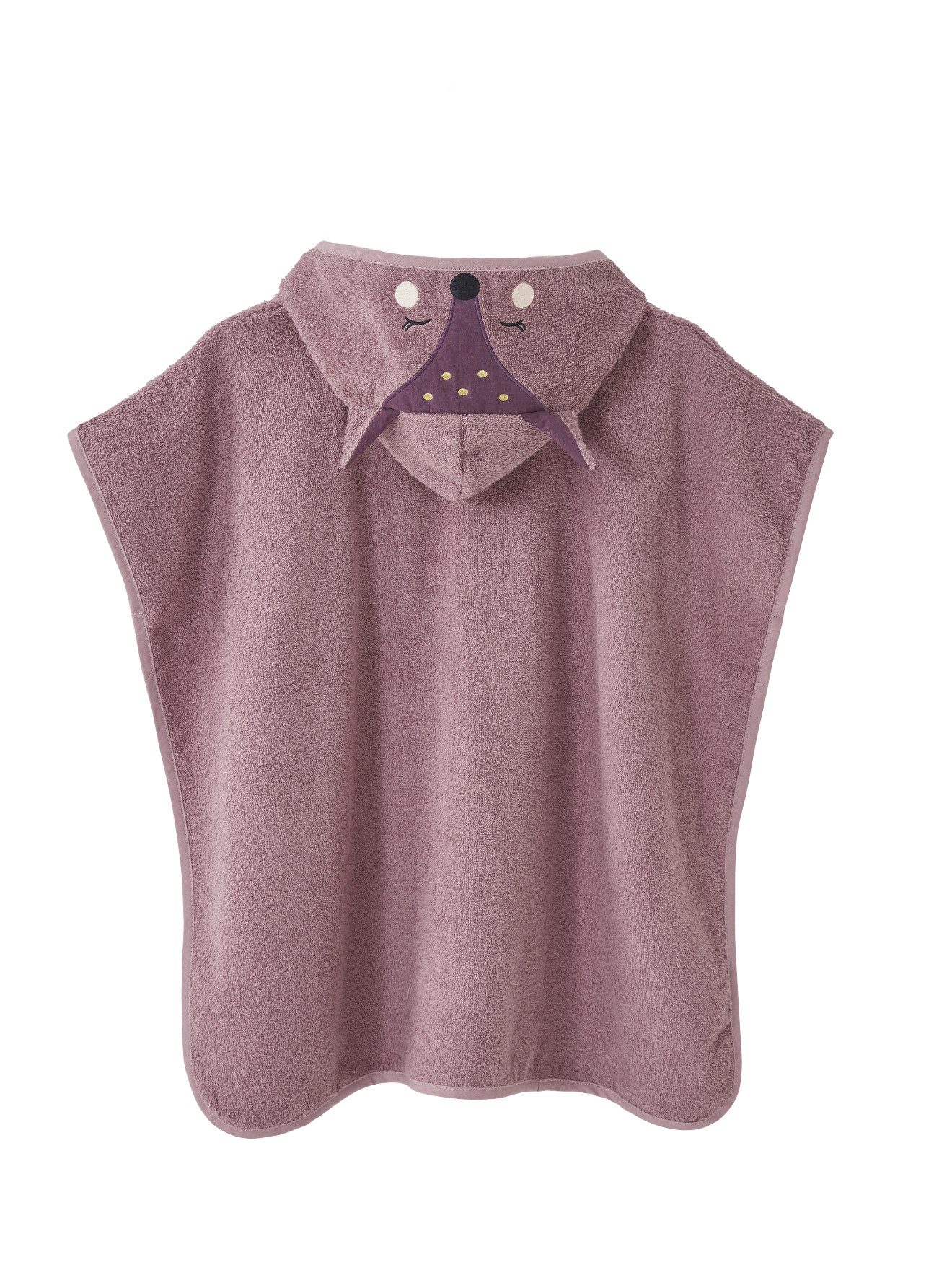 vertbaudet Badeponcho Kinder Bade-Poncho REH, Reh-Kostüm, Frottee