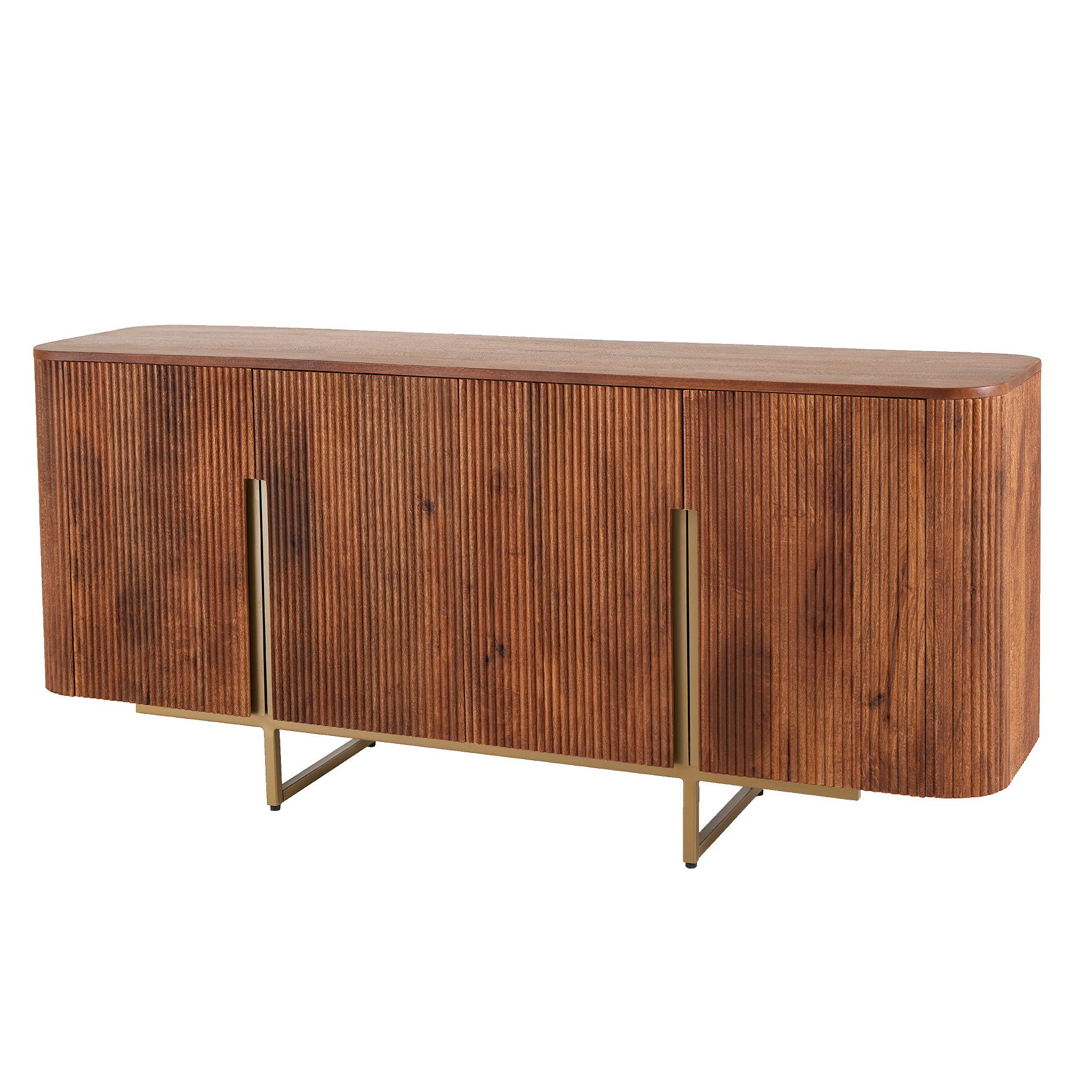 riess-ambiente Sideboard GATSBY 160cm braun / mattgold (Einzelartikel, 1 St günstig online kaufen